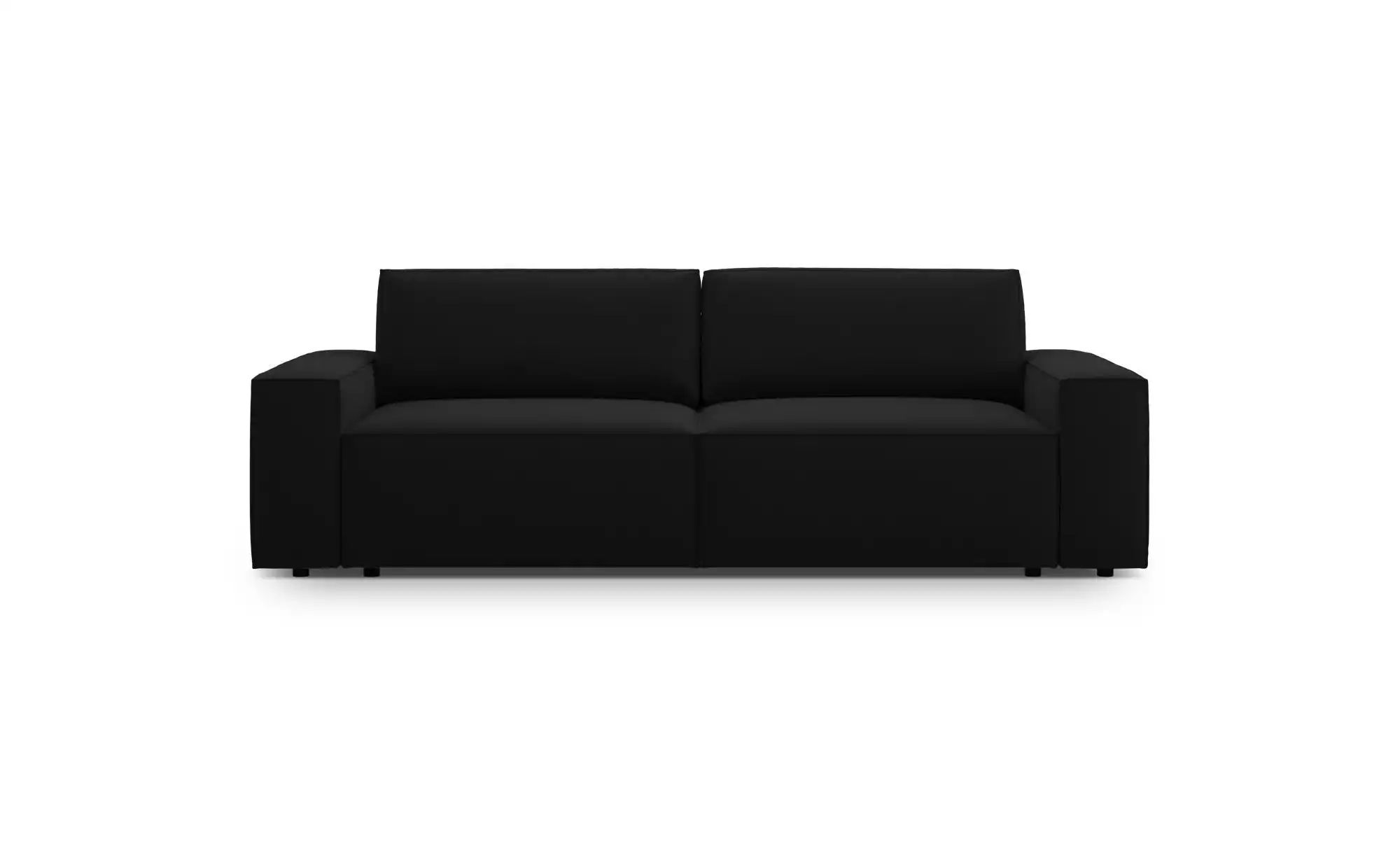 Micadoni Einzelsofa  Jodie ¦ schwarz ¦ Maße (cm): B: 247 H: 86 Polstermöbel günstig online kaufen