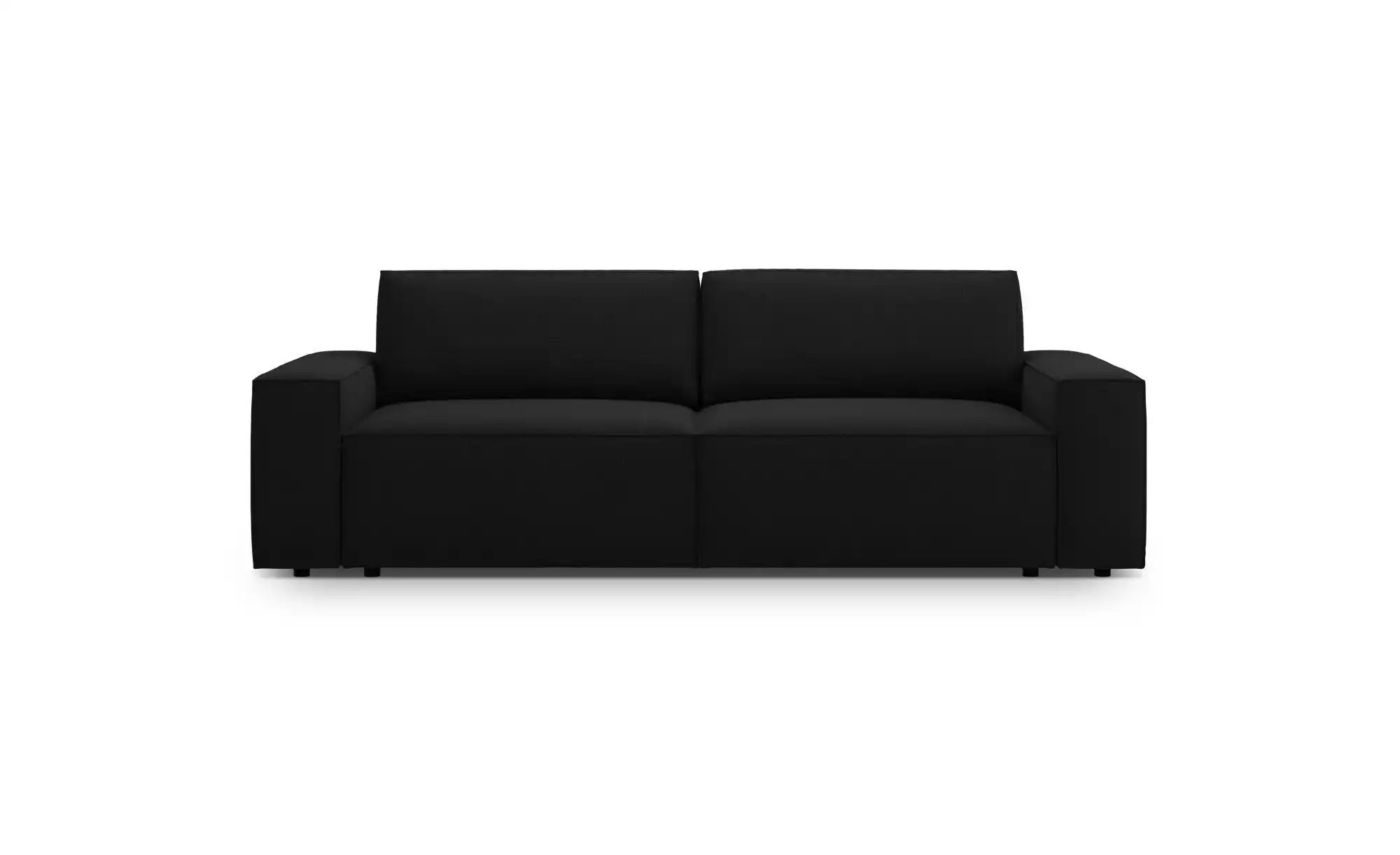 Micadoni Einzelsofa  Jodie ¦ schwarz ¦ Maße (cm): B: 247 H: 86 Polstermöbel günstig online kaufen