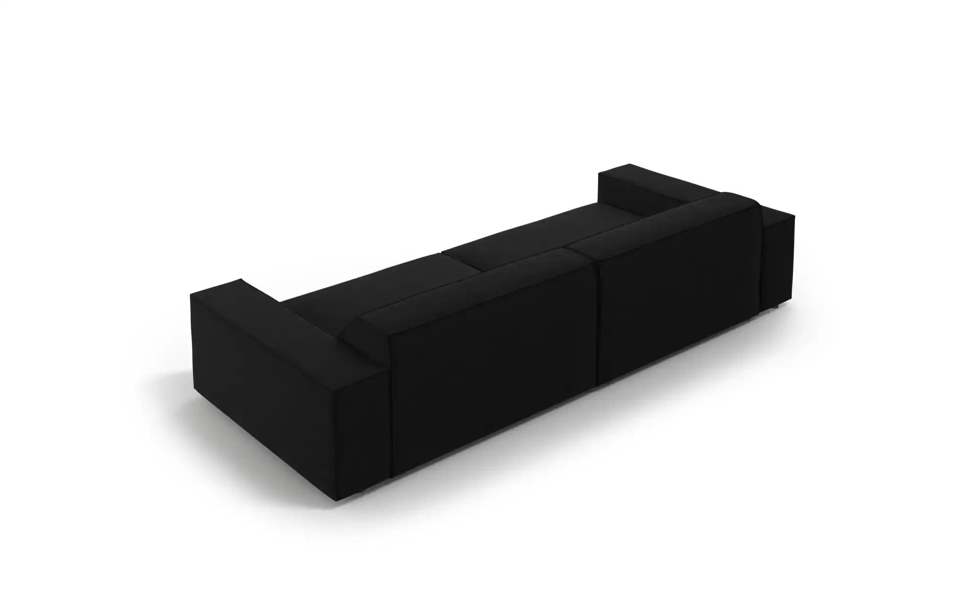 Micadoni Einzelsofa  Jodie ¦ schwarz ¦ Maße (cm): B: 244 H: 70 Polstermöbel günstig online kaufen