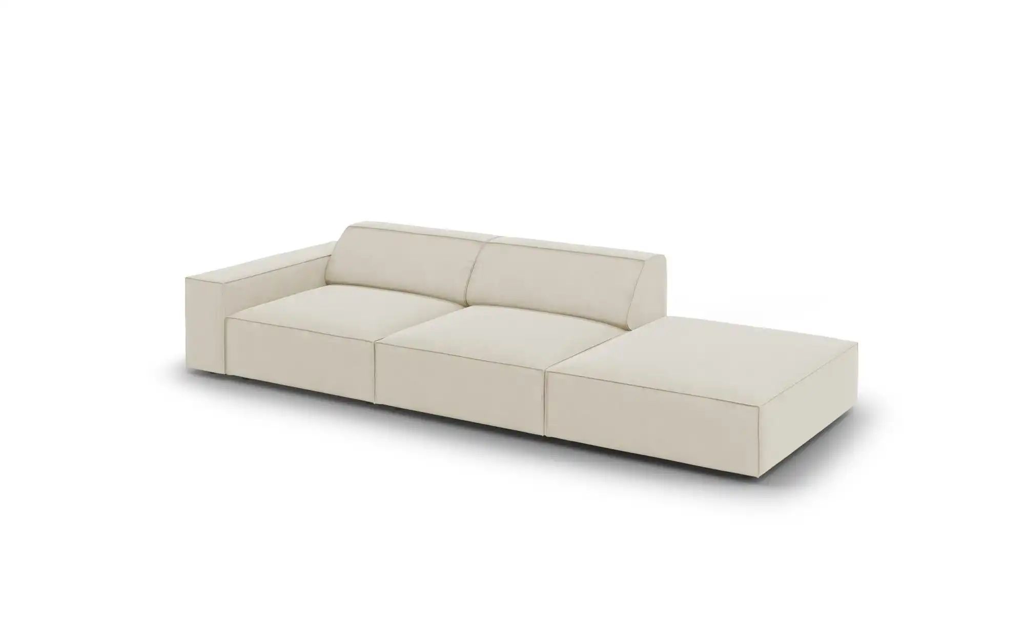 Micadoni Einzelsofa  Jodie ¦ beige ¦ Maße (cm): B: 262 H: 70 Polstermöbel > günstig online kaufen