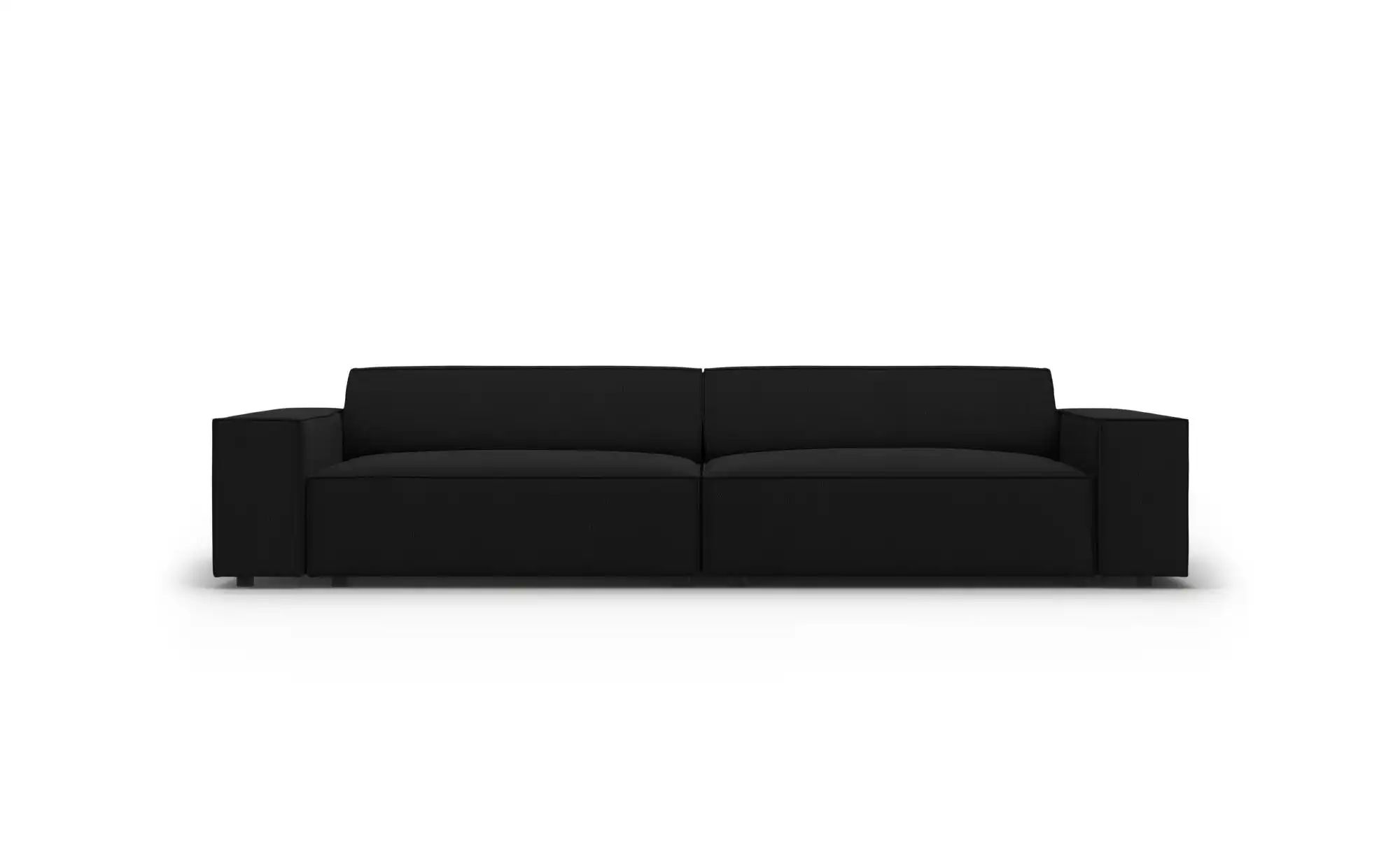 Micadoni Einzelsofa  Jodie ¦ schwarz ¦ Maße (cm): B: 244 H: 70 Polstermöbel günstig online kaufen