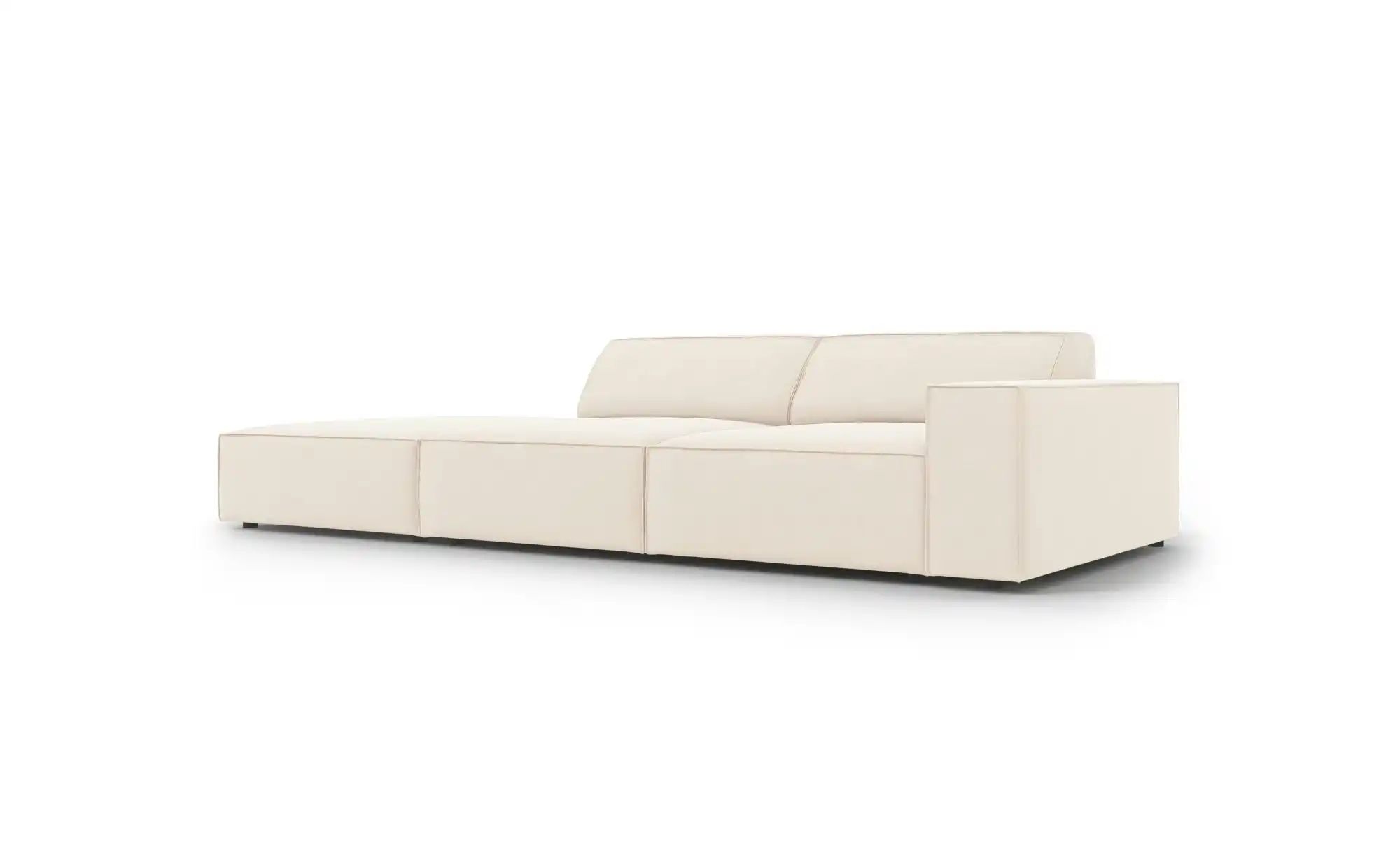Thumbnail - Micadoni Einzelsofa  Jodie ¦ beige ¦ Maße (cm): B: 262 H: 70 Polstermöbel > Sofas > 3-Sitzer - Höffner