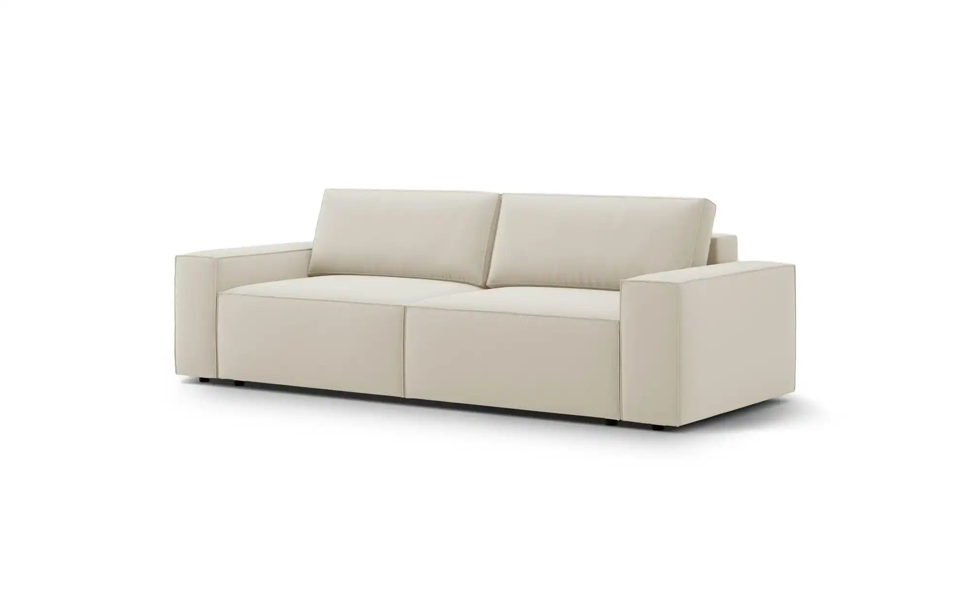 Micadoni Einzelsofa  Jodie ¦ beige ¦ Maße (cm): B: 247 H: 86 Polstermöbel > günstig online kaufen