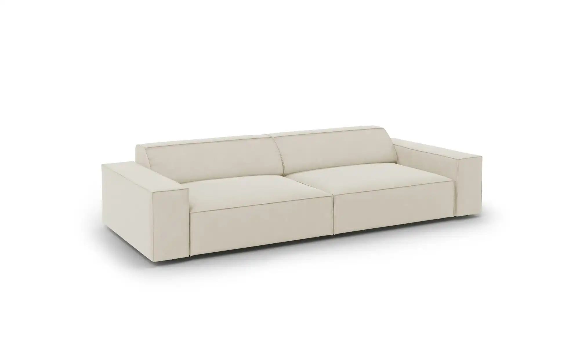 Micadoni Einzelsofa  Jodie ¦ beige ¦ Maße (cm): B: 244 H: 70 Polstermöbel > günstig online kaufen