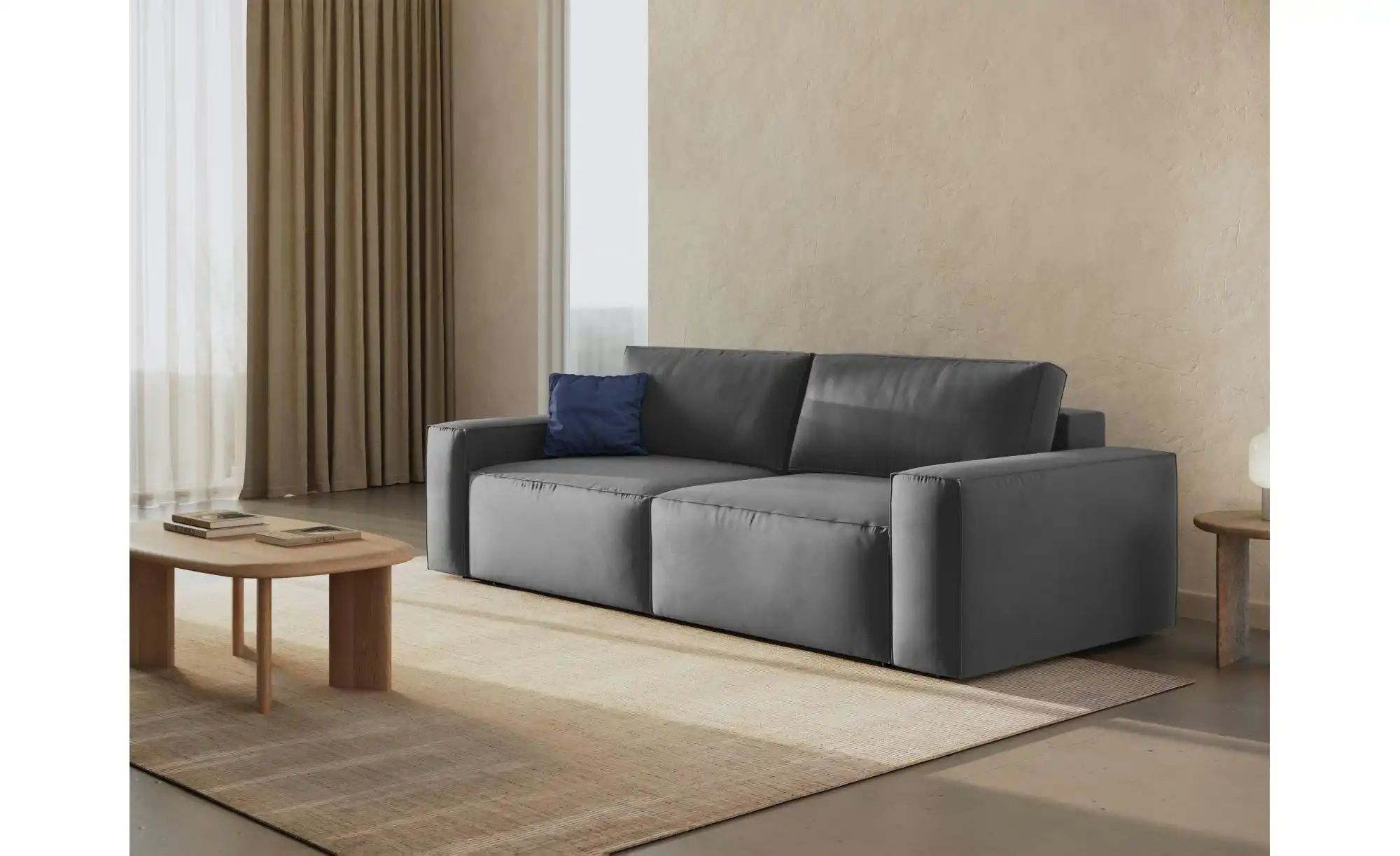 Micadoni Einzelsofa  Jodie ¦ grau ¦ Maße (cm): B: 247 H: 86 Polstermöbel > günstig online kaufen
