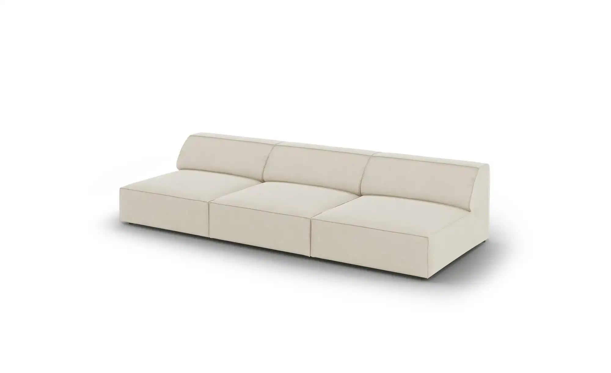 Micadoni Einzelsofa  Jodie ¦ beige ¦ Maße (cm): B: 240 H: 70 Polstermöbel > günstig online kaufen