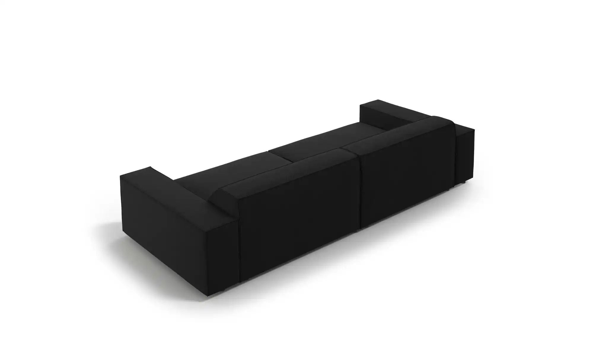 Micadoni Einzelsofa  Jodie ¦ schwarz ¦ Maße (cm): B: 204 H: 70 Polstermöbel günstig online kaufen