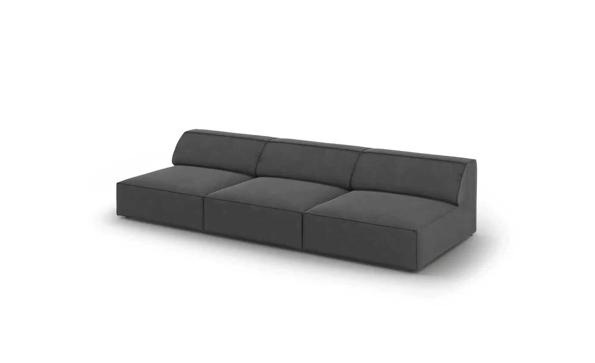 Micadoni Einzelsofa  Jodie ¦ grau ¦ Maße (cm): B: 240 H: 70 Polstermöbel > günstig online kaufen