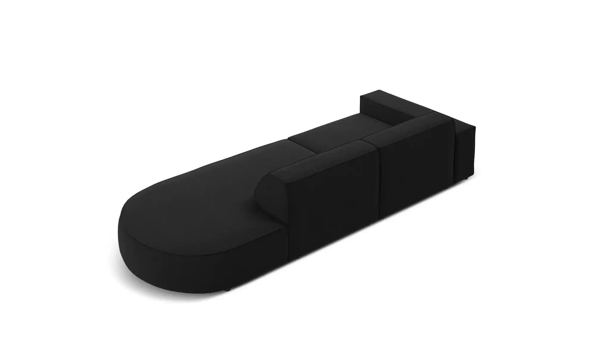 Micadoni Einzelsofa  Jodie ¦ schwarz ¦ Maße (cm): B: 262 H: 70 Polstermöbel günstig online kaufen
