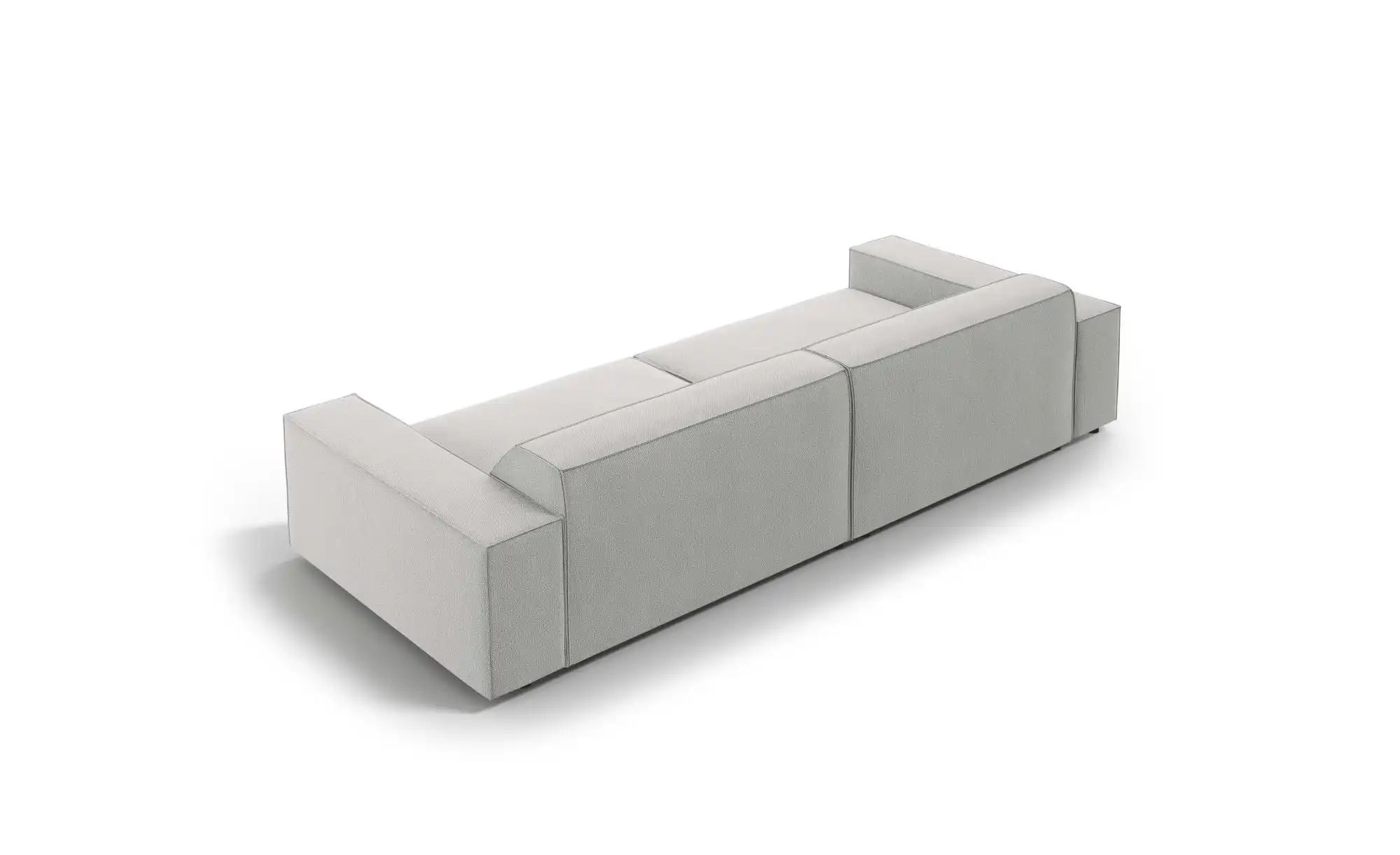 Micadoni Einzelsofa  Jodie ¦ grau ¦ Maße (cm): B: 204 H: 70 Polstermöbel > günstig online kaufen