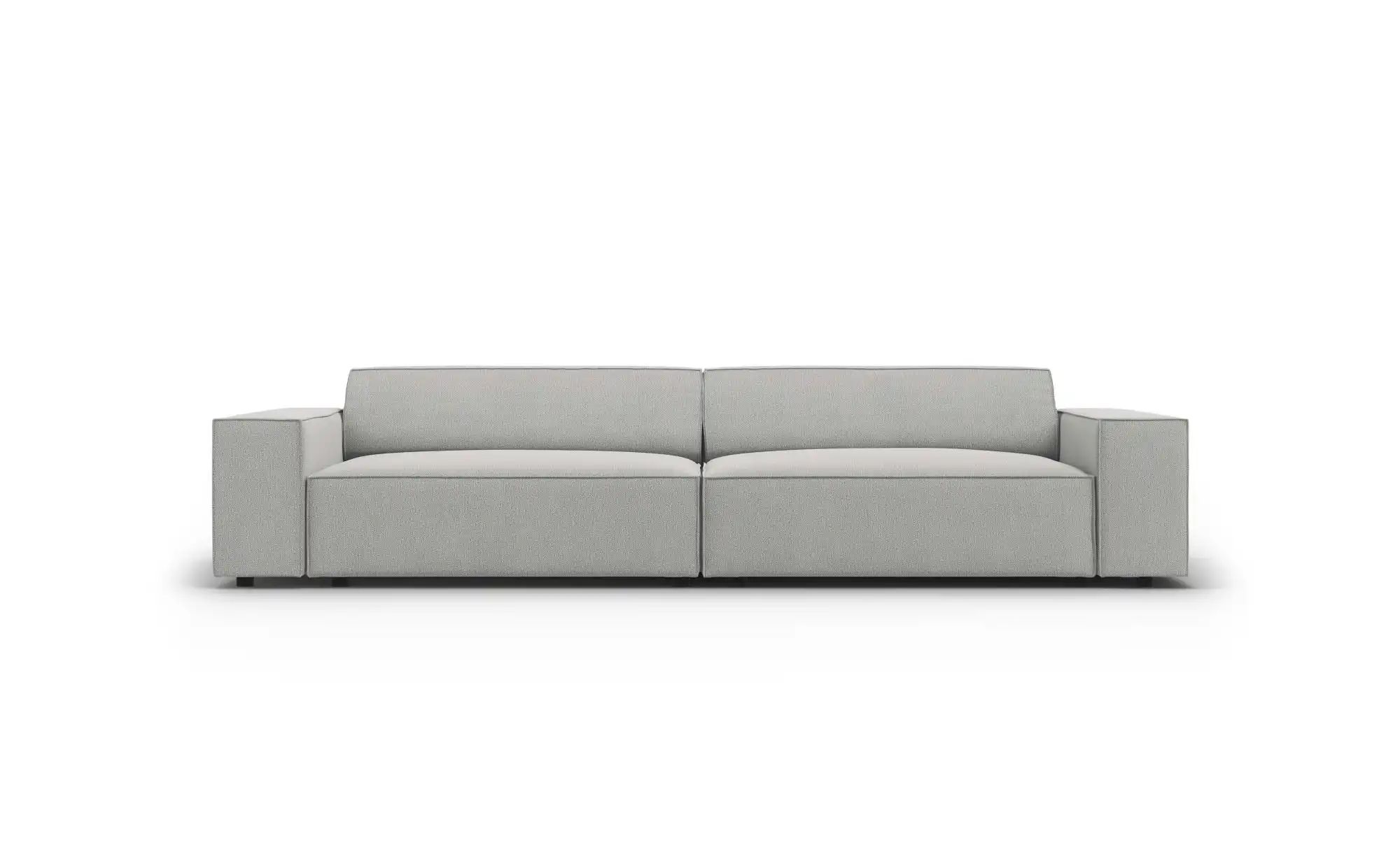 Micadoni Einzelsofa  Jodie ¦ grau ¦ Maße (cm): B: 204 H: 70 Polstermöbel > günstig online kaufen