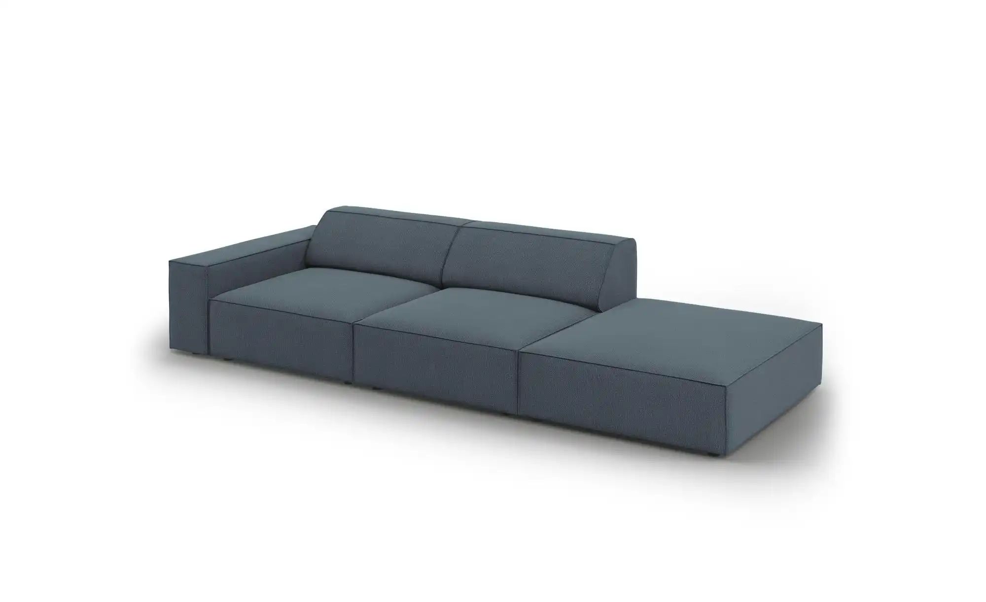 Micadoni Einzelsofa  Jodie ¦ blau ¦ Maße (cm): B: 262 H: 70 Polstermöbel > günstig online kaufen