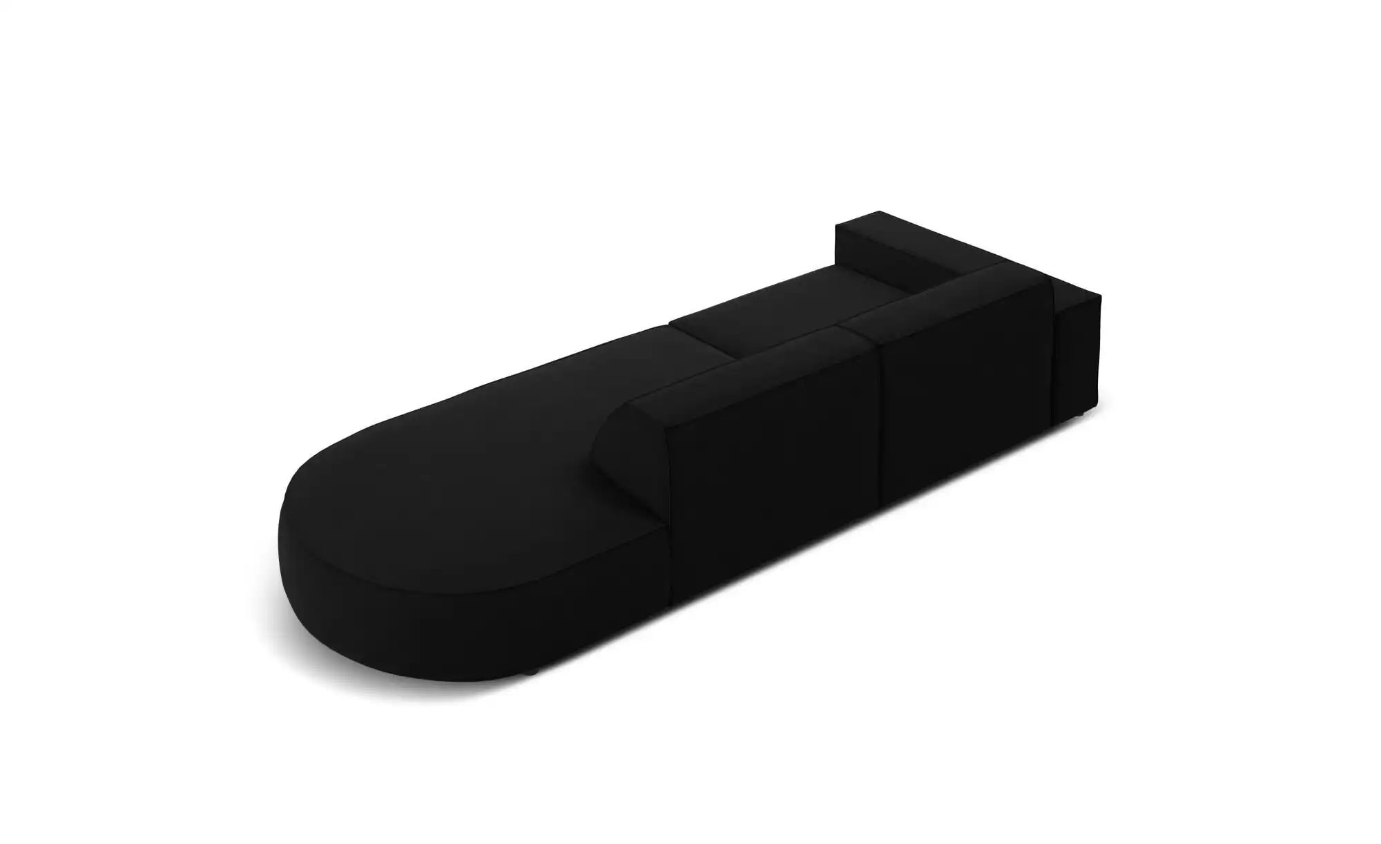 Micadoni Einzelsofa  Jodie ¦ schwarz ¦ Maße (cm): B: 262 H: 70 Polstermöbel günstig online kaufen