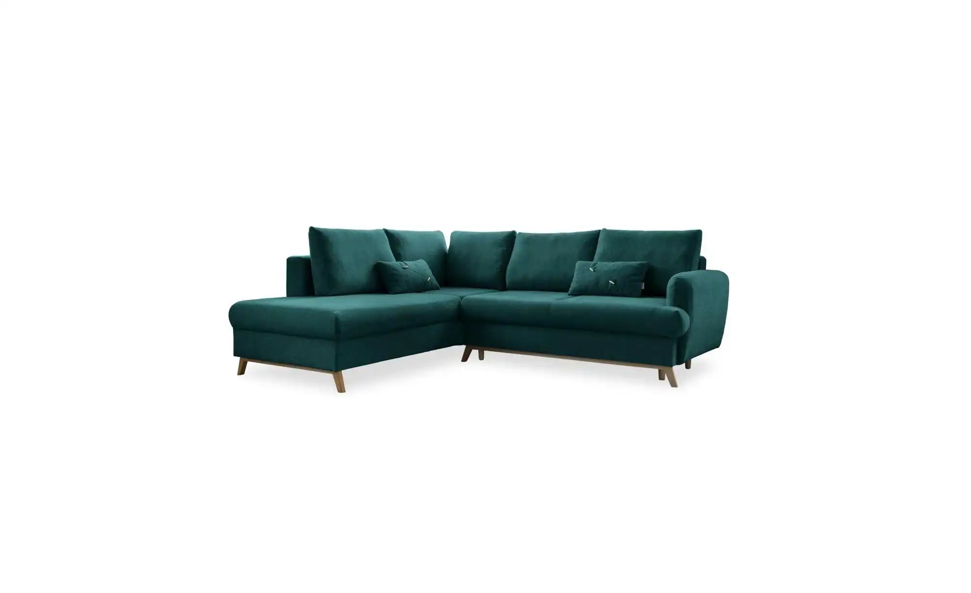 Miuform Ecksofa mit Schlaffunktion   ¦ türkis/petrol ¦ Maße (cm): B: 242 H: günstig online kaufen