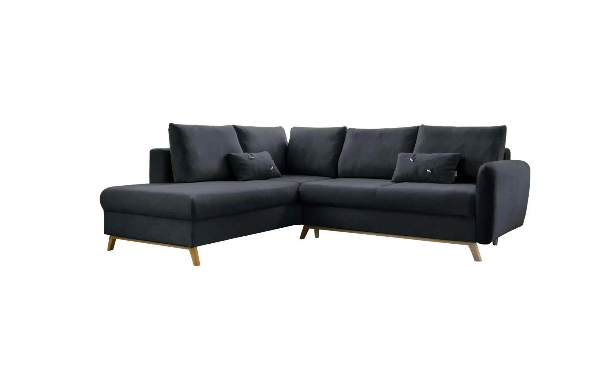 Miuform Ecksofa mit Schlaffuntkion Scandic Lagom  grau  Maße (cm): B: 242 H: 90 | 05904280401500