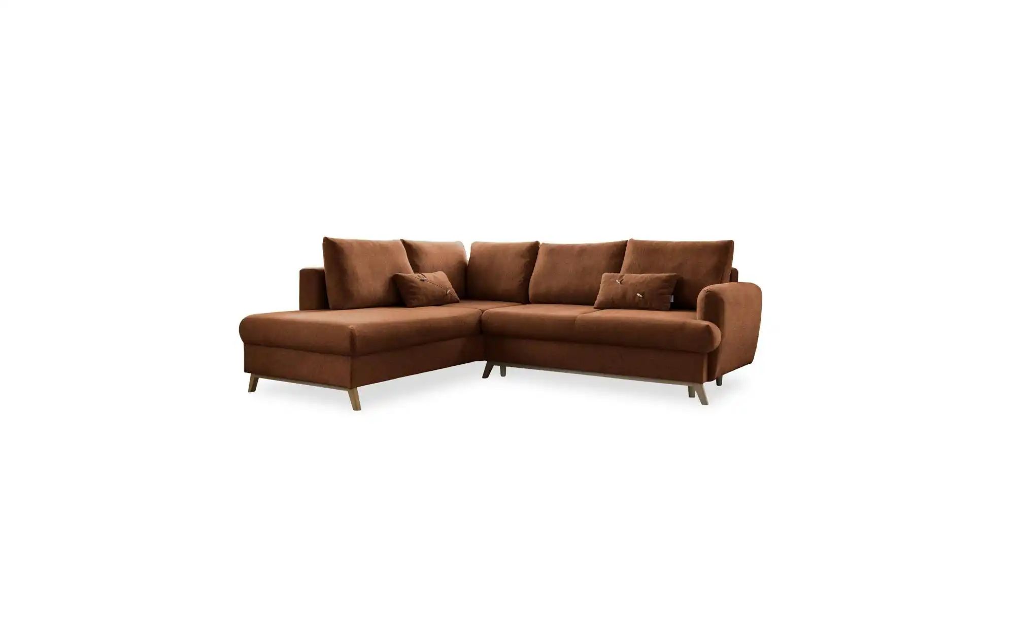 Miuform Ecksofa mit Schlaffunktion   ¦ rot ¦ Maße (cm): B: 242 H: 90 Polste günstig online kaufen