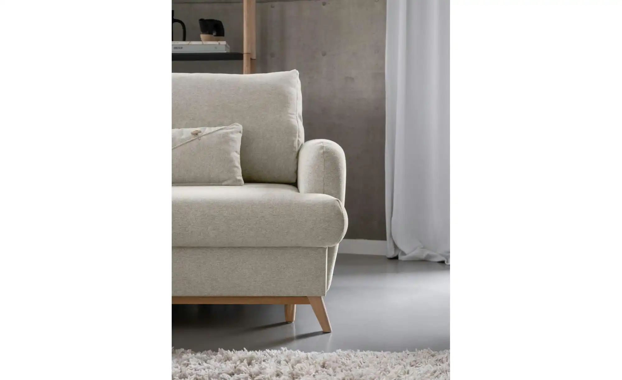 Thumbnail - Miuform Ecksofa mit Schlaffunktion Scandic Lagom ¦ beige ¦ Maße (cm): B: 235 H: 90 Polstermöbel > Sofas > Ecksofas - Höf...
