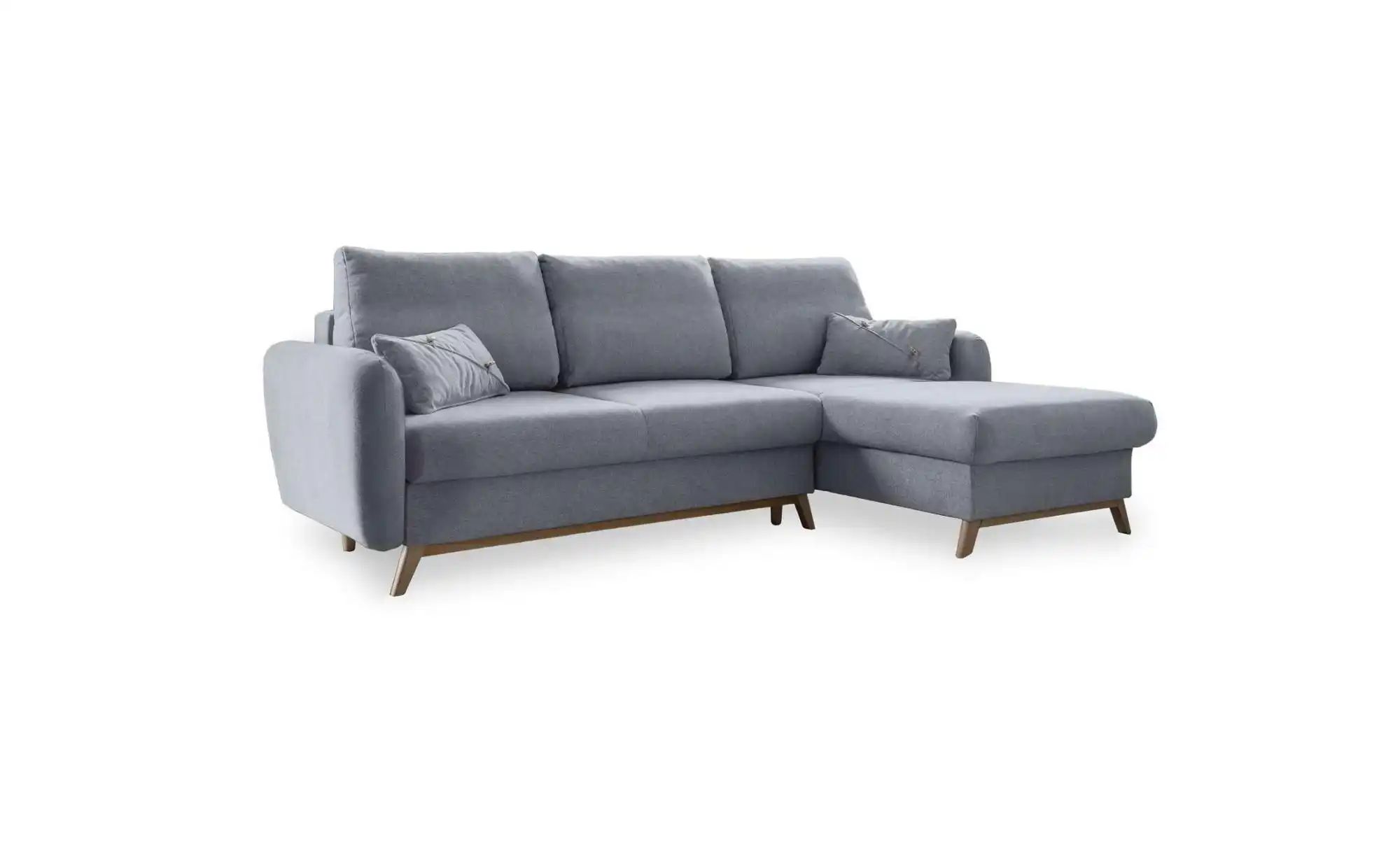 Miuform Ecksofa mit Schlaffunktion Scandic Lagom ¦ grau ¦ Maße (cm): B: 235 günstig online kaufen