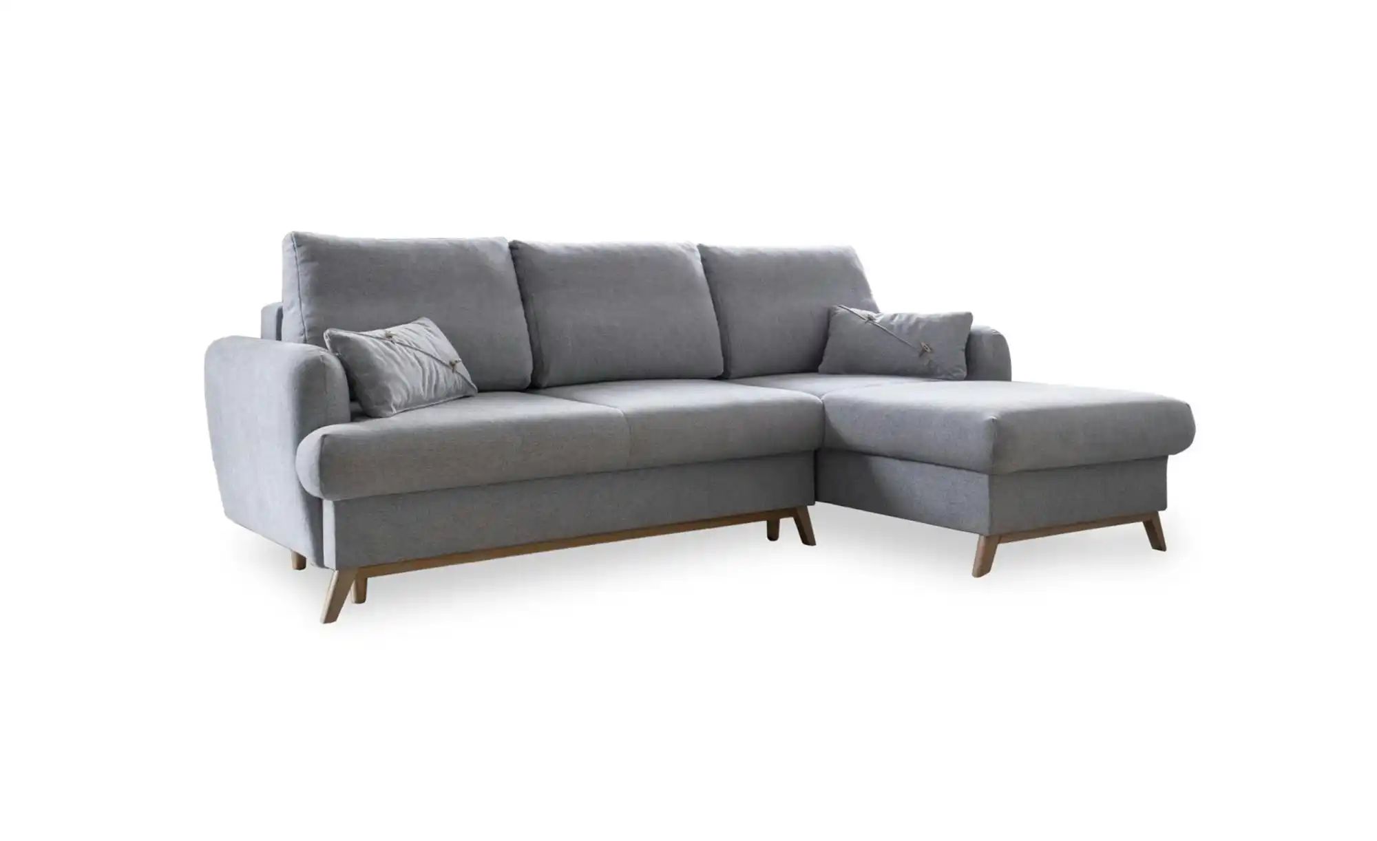 Miuform Ecksofa mit Schlaffunktion   ¦ grau ¦ Maße (cm): B: 235 H: 90 Polst günstig online kaufen
