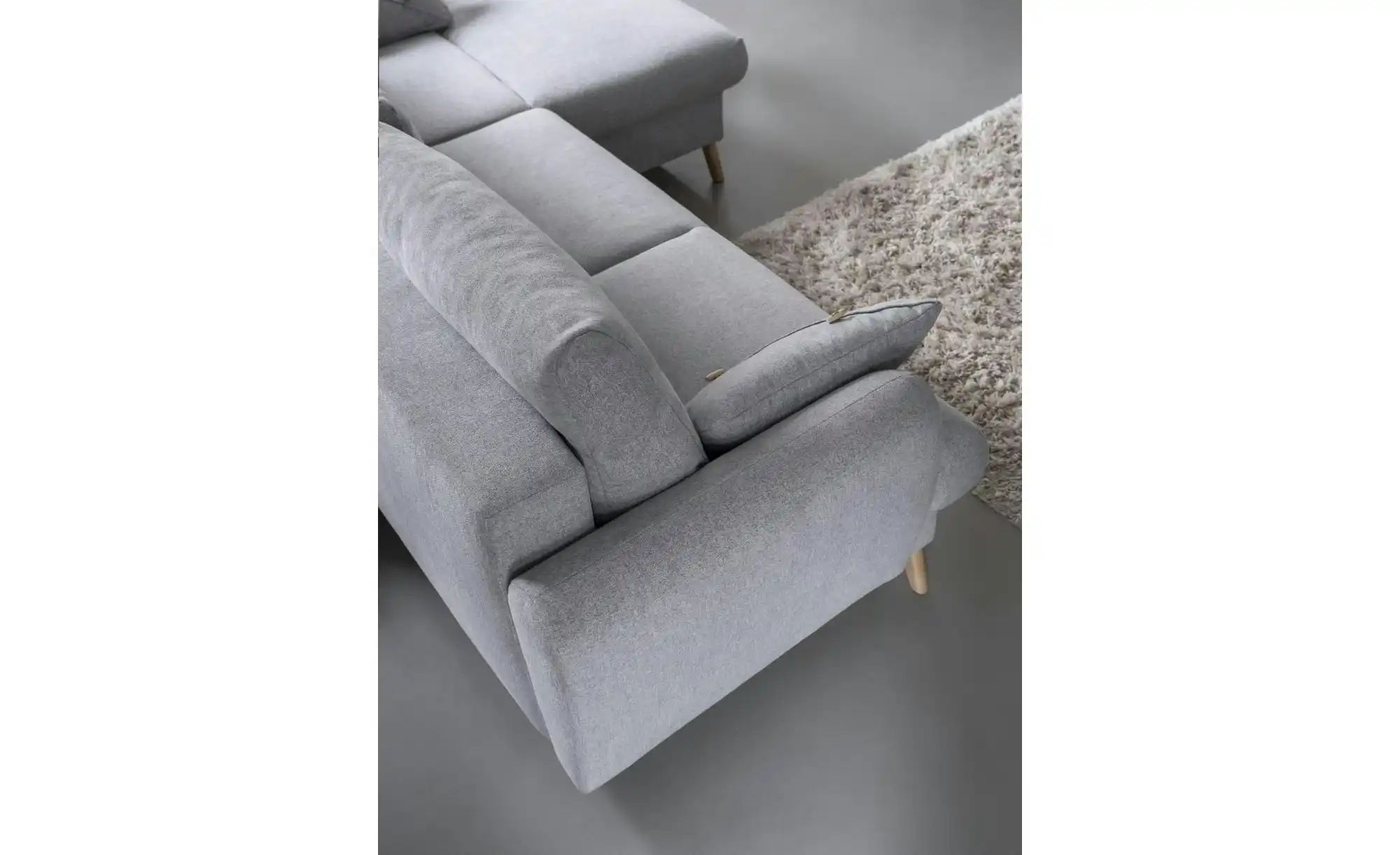 Thumbnail - Miuform Ecksofa mit Schlaffunktion Scandic Lagom ¦ grau ¦ Maße (cm): B: 235 H: 90 Polstermöbel > Sofas > Ecksofas - Höff...