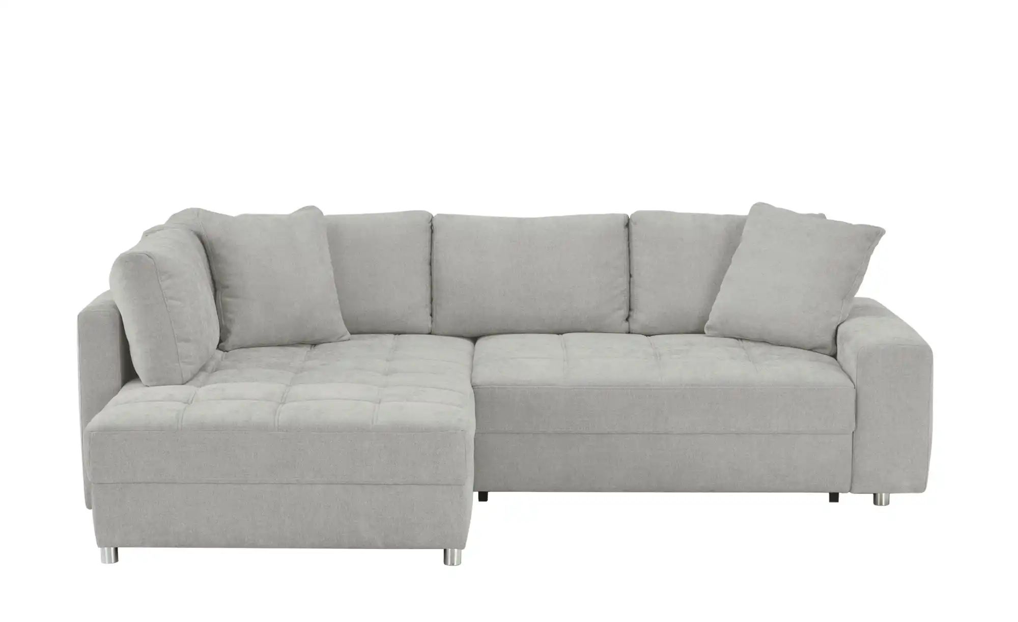 bobb Ecksofa  Arissa de Luxe ¦ grau ¦ Maße (cm): B: 268 H: 91 T: 215.0 Pols günstig online kaufen