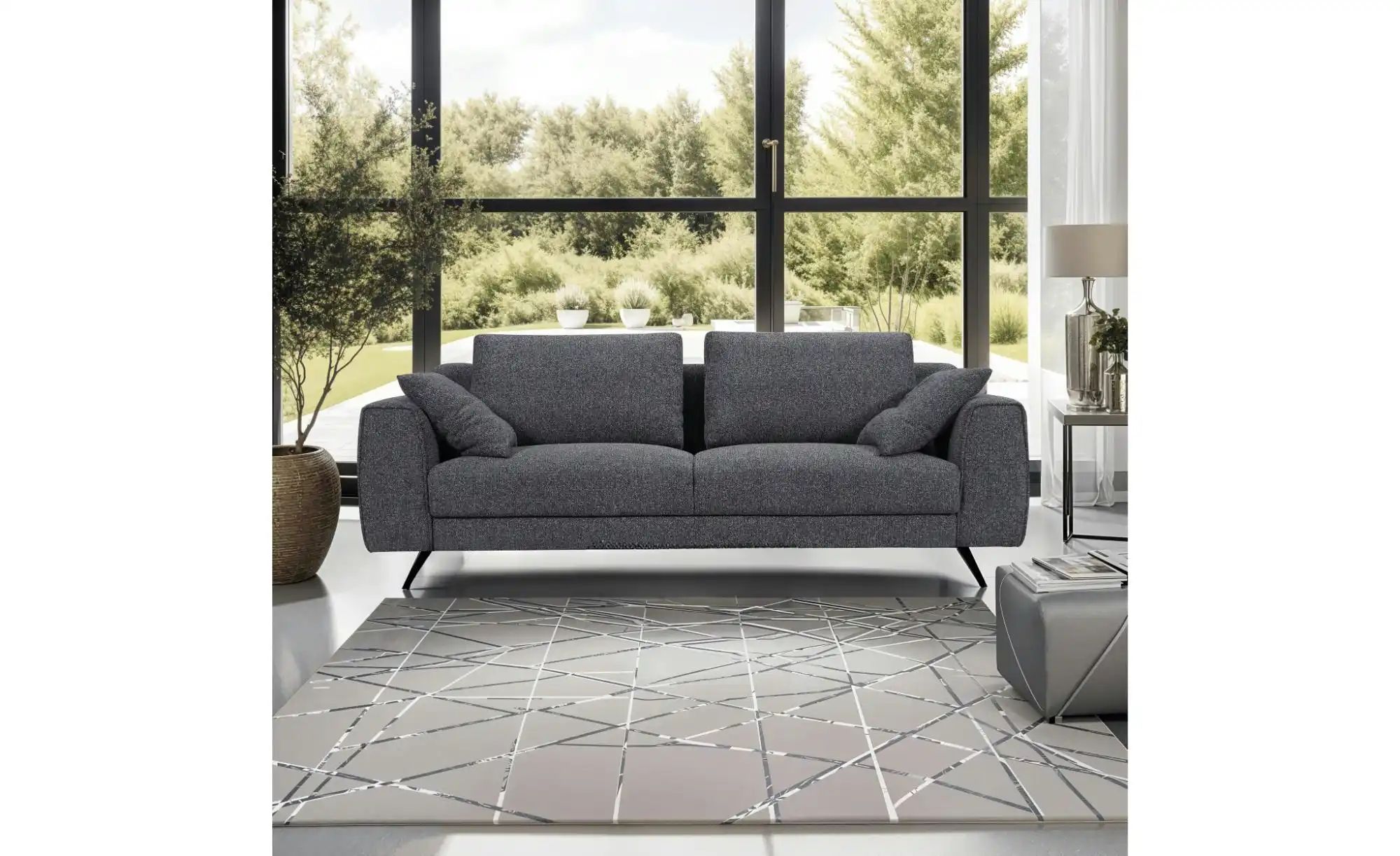 Furnhouse Einzelsofa  Detroit ¦ grau ¦ Maße (cm): B: 217 H: 84 Polstermöbel günstig online kaufen