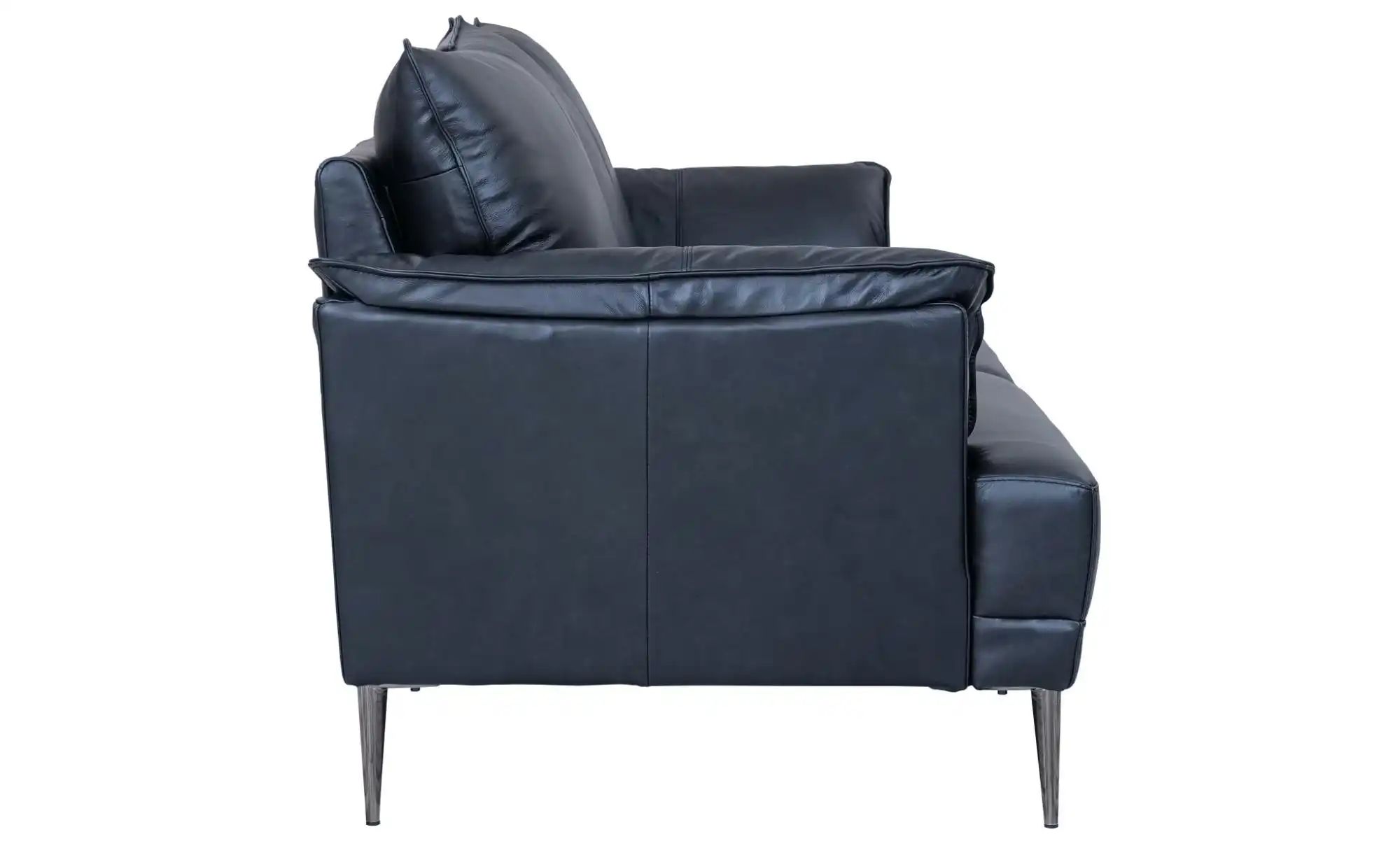 Furnhouse Einzelsofa aus Echtleder Soul ¦ schwarz ¦ Maße (cm): B: 195 H: 88 günstig online kaufen