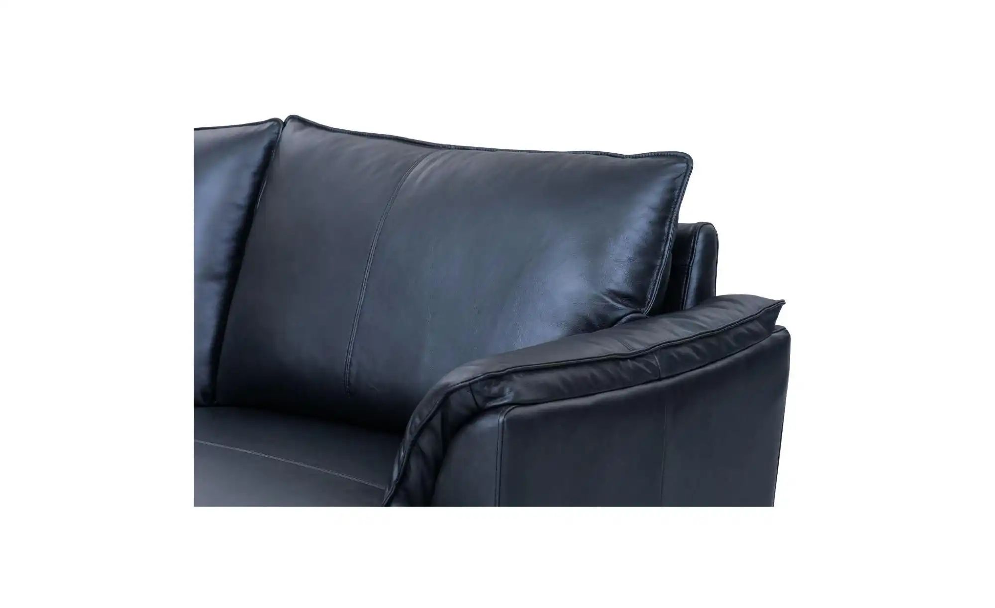Thumbnail - Furnhouse Einzelsofa aus Echtleder Soul ¦ schwarz ¦ Maße (cm): B: 195 H: 88 Polstermöbel > Sofas > 3-Sitzer - Höffner