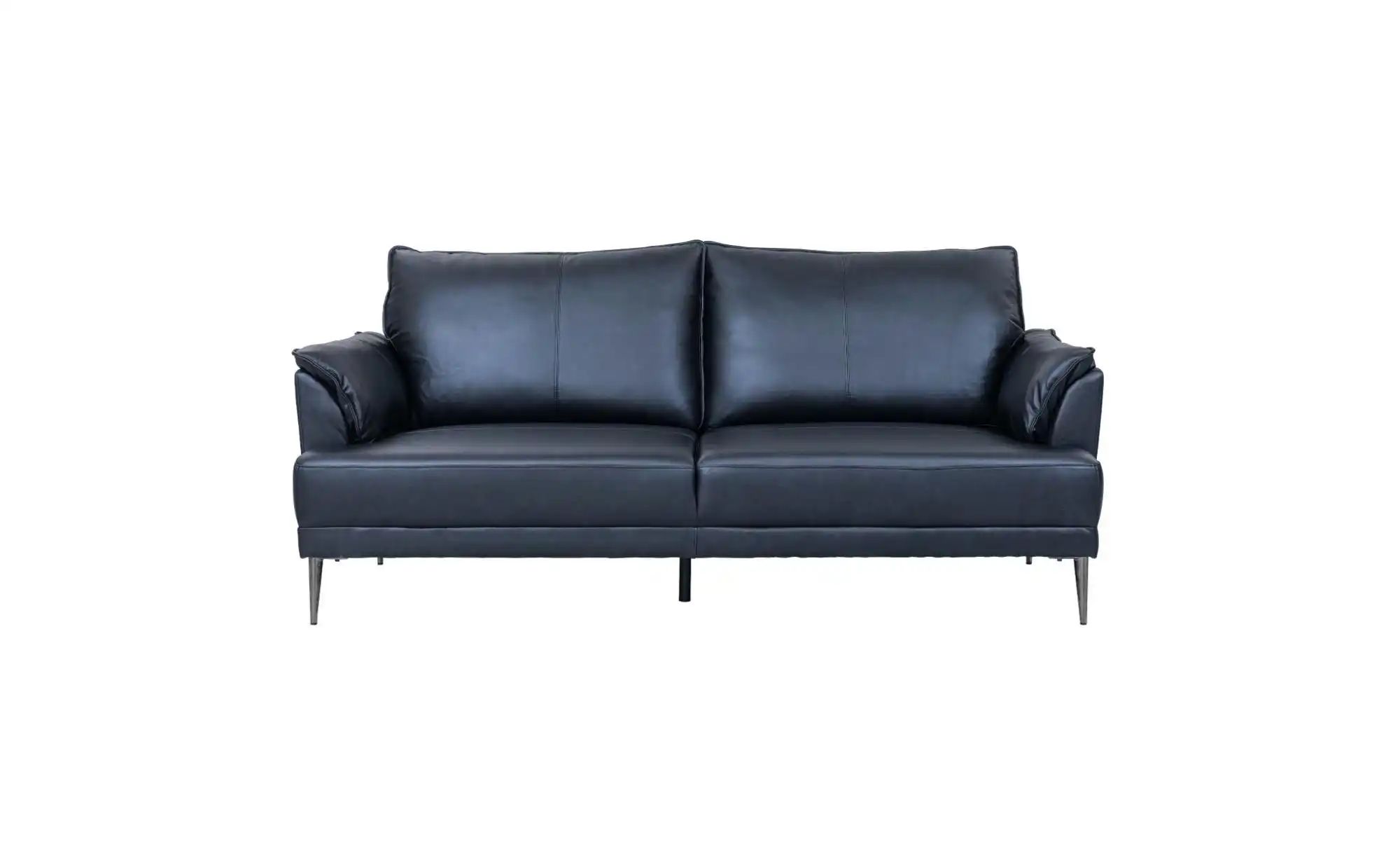 Furnhouse Einzelsofa aus Echtleder Soul ¦ schwarz ¦ Maße (cm): B: 195 H: 88 günstig online kaufen