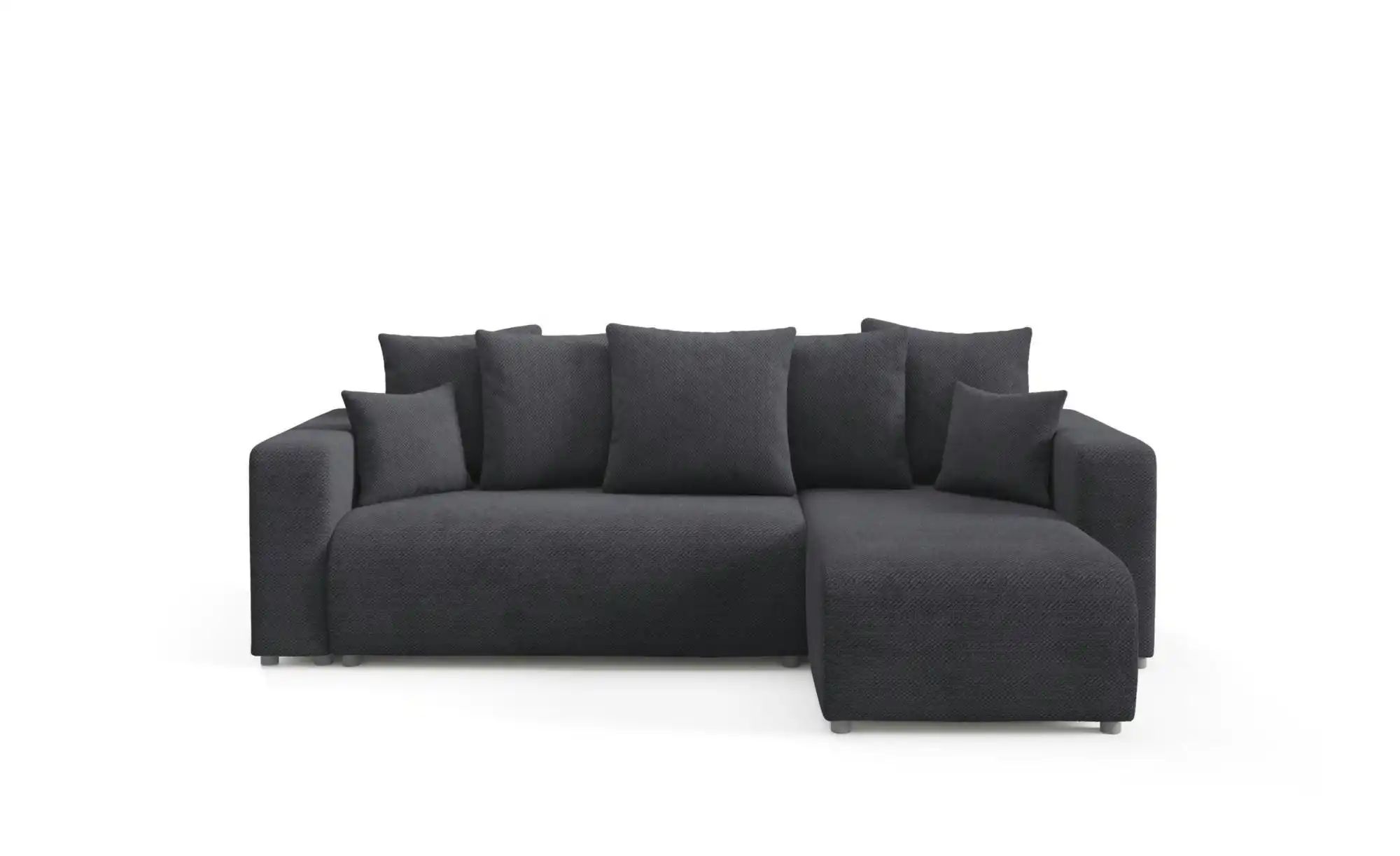 Ecksofa mit Schlaffunktion Evora ¦ schwarz ¦ Maße (cm): B: 247 H: 88 Polste günstig online kaufen