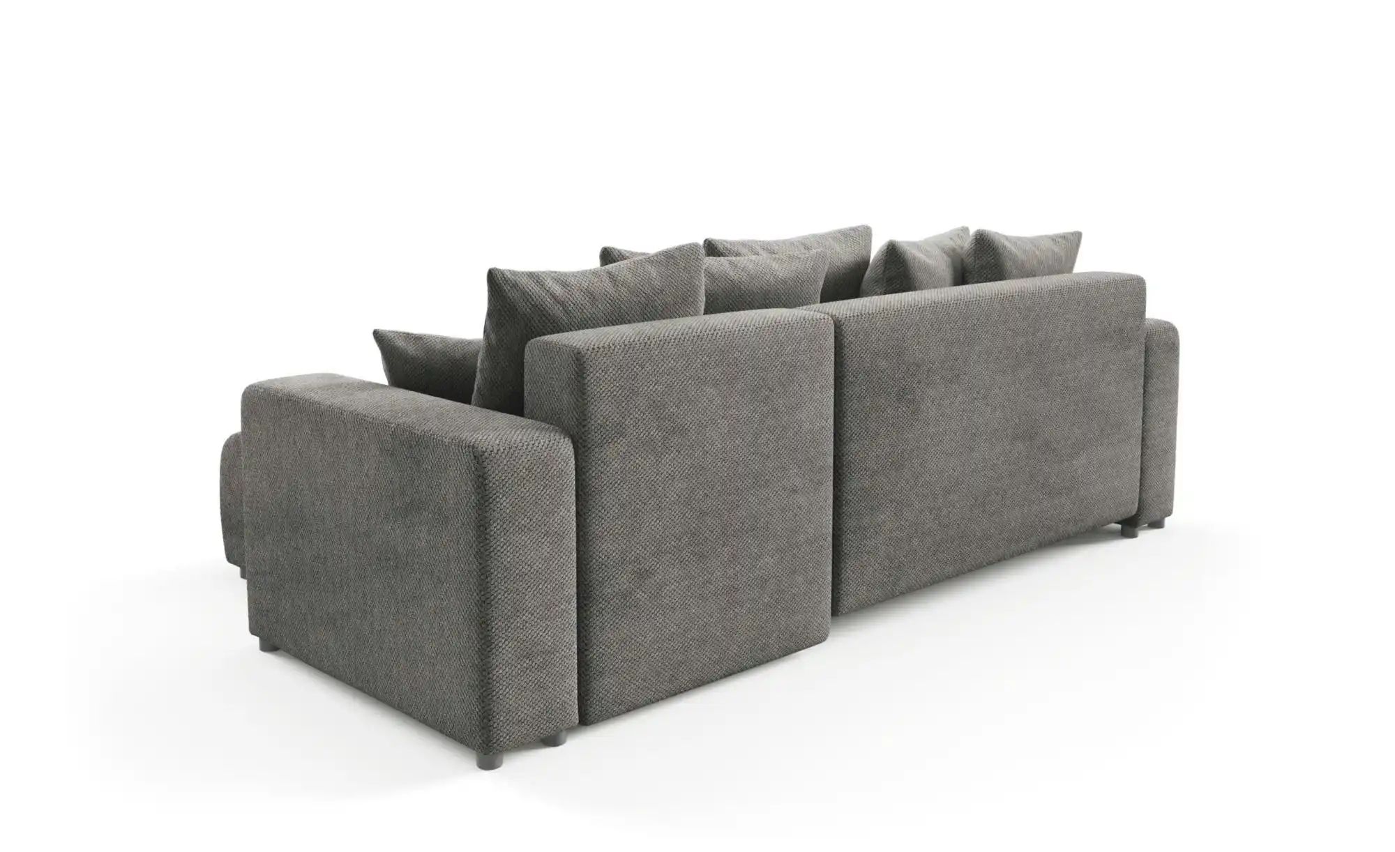Ecksofa mit Schlaffunktion Evora ¦ grau ¦ Maße (cm): B: 247 H: 88 Polstermö günstig online kaufen