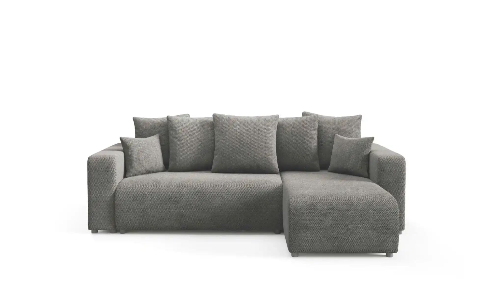 Ecksofa mit Schlaffunktion Evora ¦ grau ¦ Maße (cm): B: 247 H: 88 Polstermö günstig online kaufen