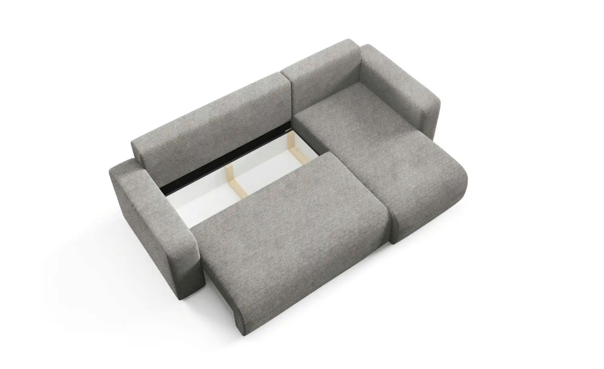 Thumbnail - Ecksofa mit Schlaffunktion Evora ¦ grau ¦ Maße (cm): B: 247 H: 88 Polstermöbel > Sofas > Ecksofas - Höffner