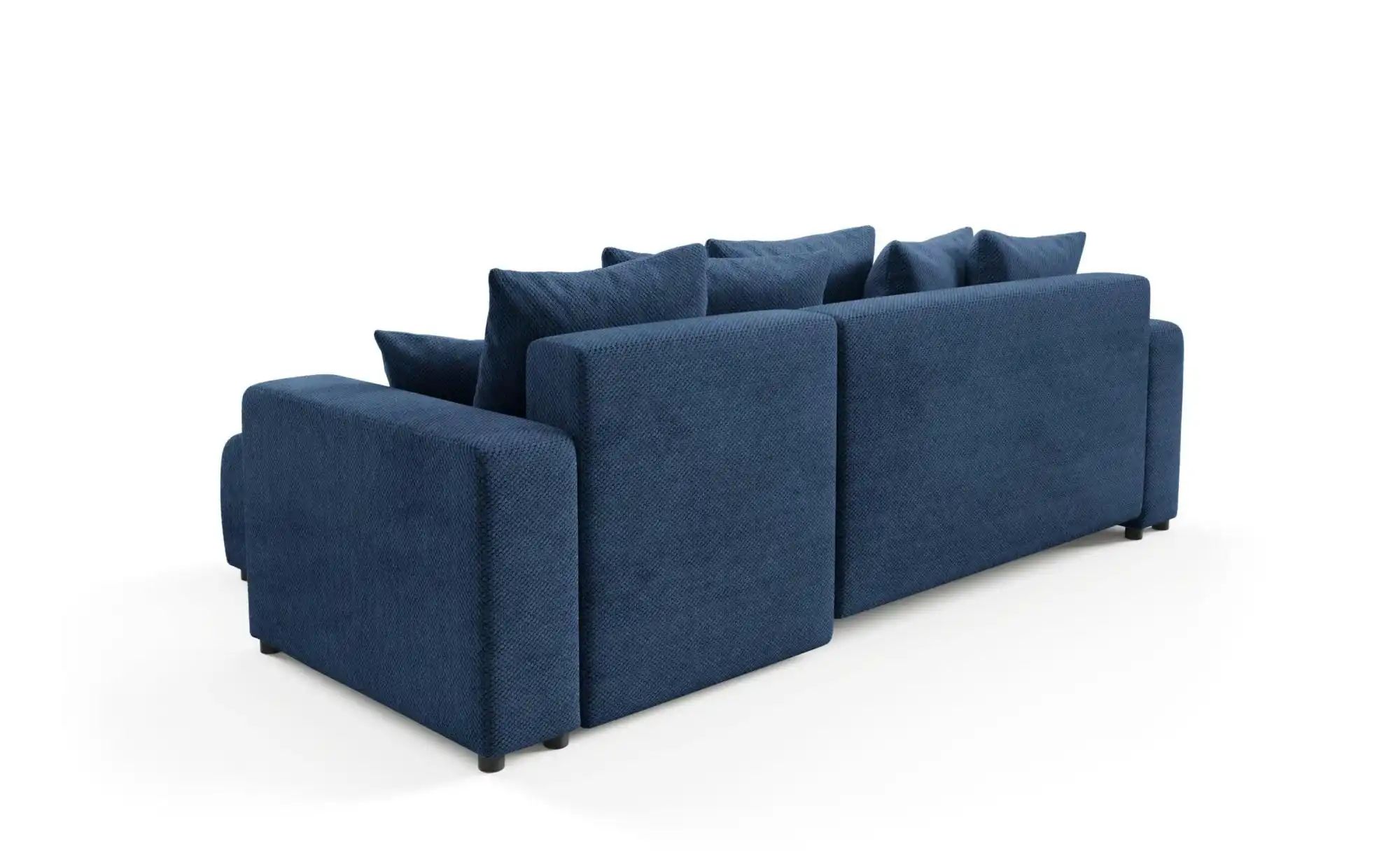 Ecksofa mit Schlaffunktion Evora ¦ blau ¦ Maße (cm): B: 247 H: 88 Polstermö günstig online kaufen