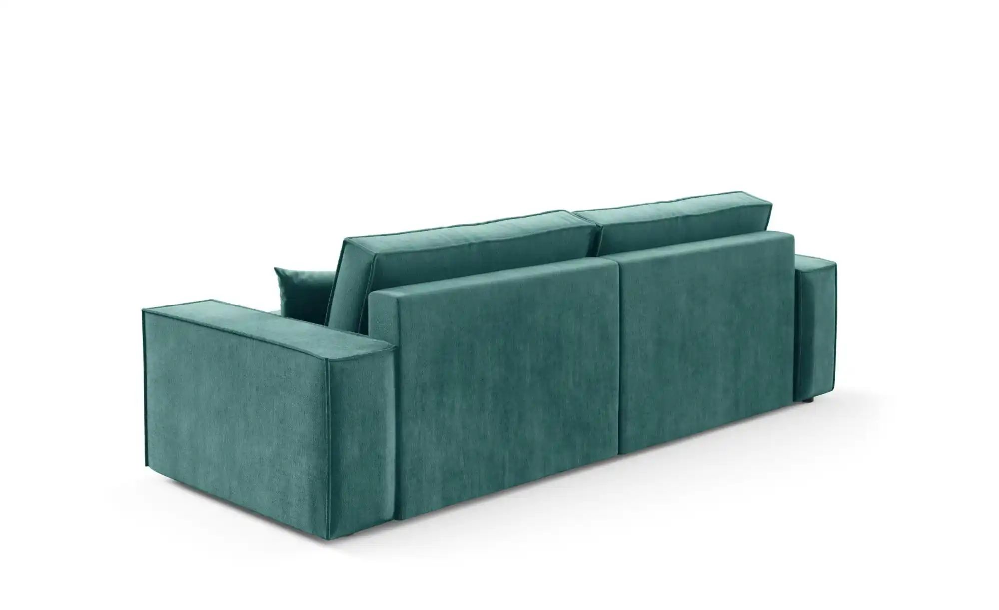 Ecksofa mit Schlaffunktion Mille ¦ grün ¦ Maße (cm): B: 257 H: 88 Polstermö günstig online kaufen