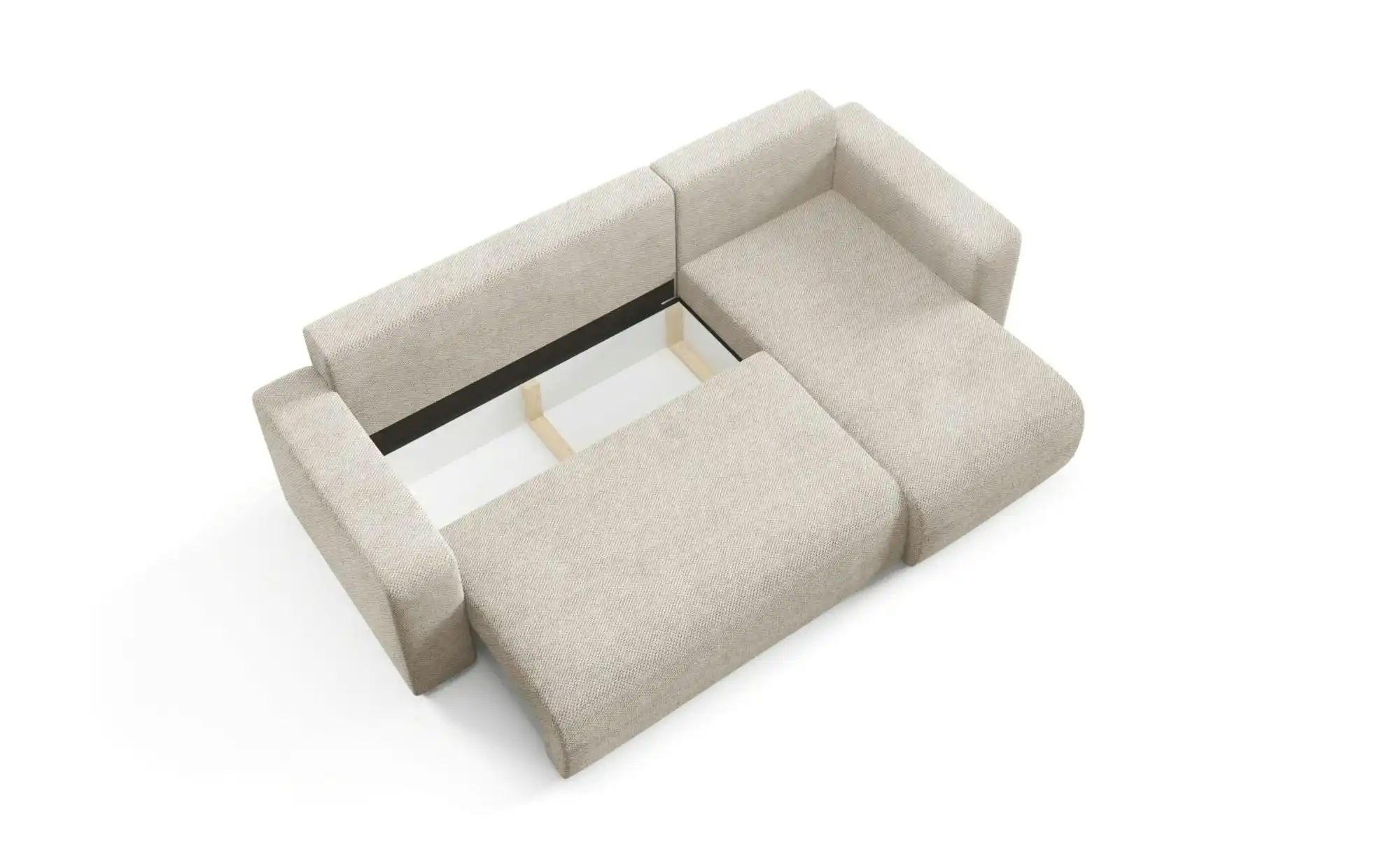 Thumbnail - Ecksofa mit Schlaffunktion Evora ¦ beige ¦ Maße (cm): B: 247 H: 88 Polstermöbel > Sofas > Ecksofas - Höffner