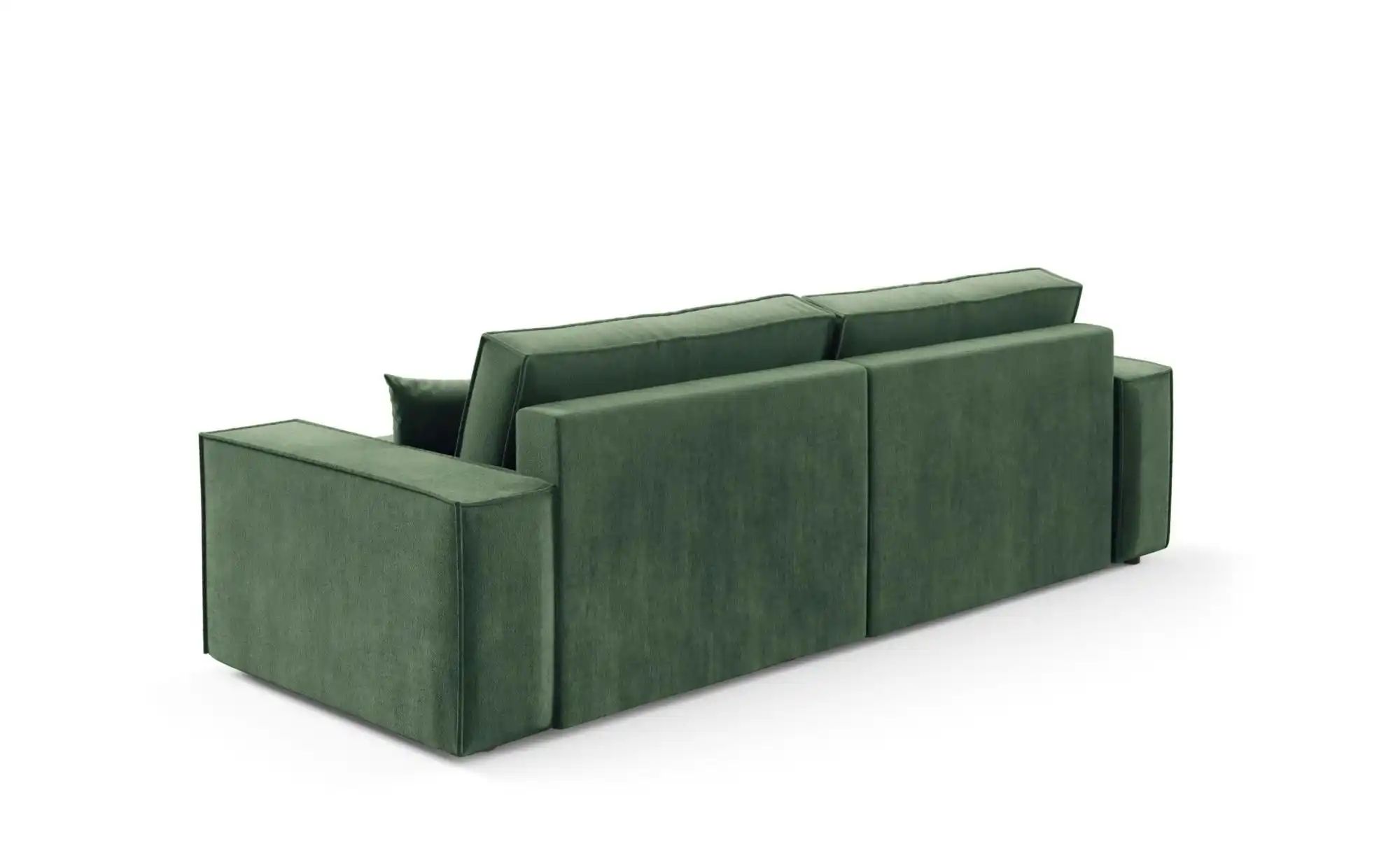 Ecksofa mit Schlaffunktion Mille ¦ grün ¦ Maße (cm): B: 257 H: 88 Polstermö günstig online kaufen