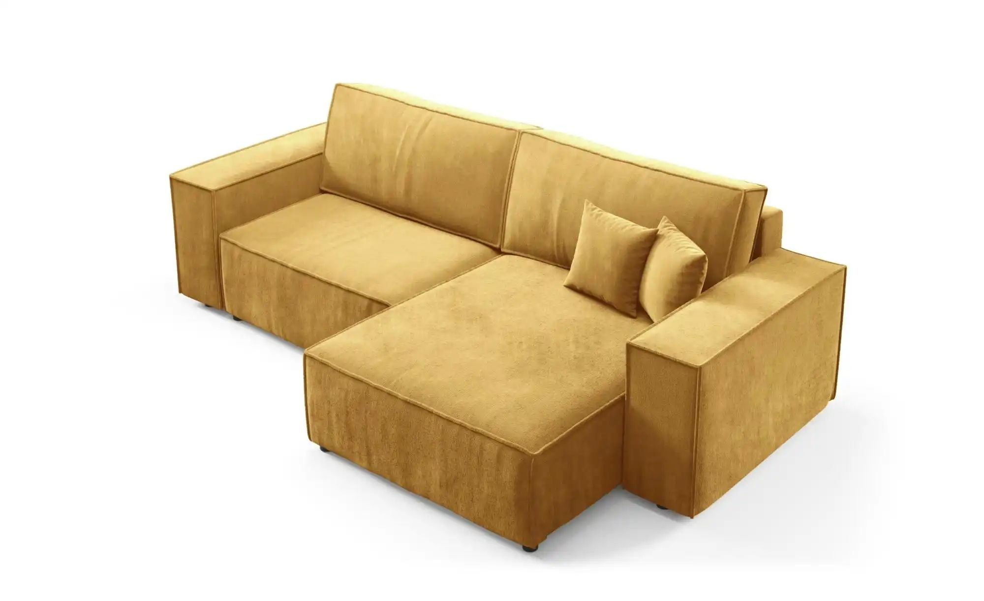 Thumbnail - Ecksofa mit Schlaffunktion Mille ¦ gelb ¦ Maße (cm): B: 257 H: 88 Polstermöbel > Sofas > Ecksofas - Höffner