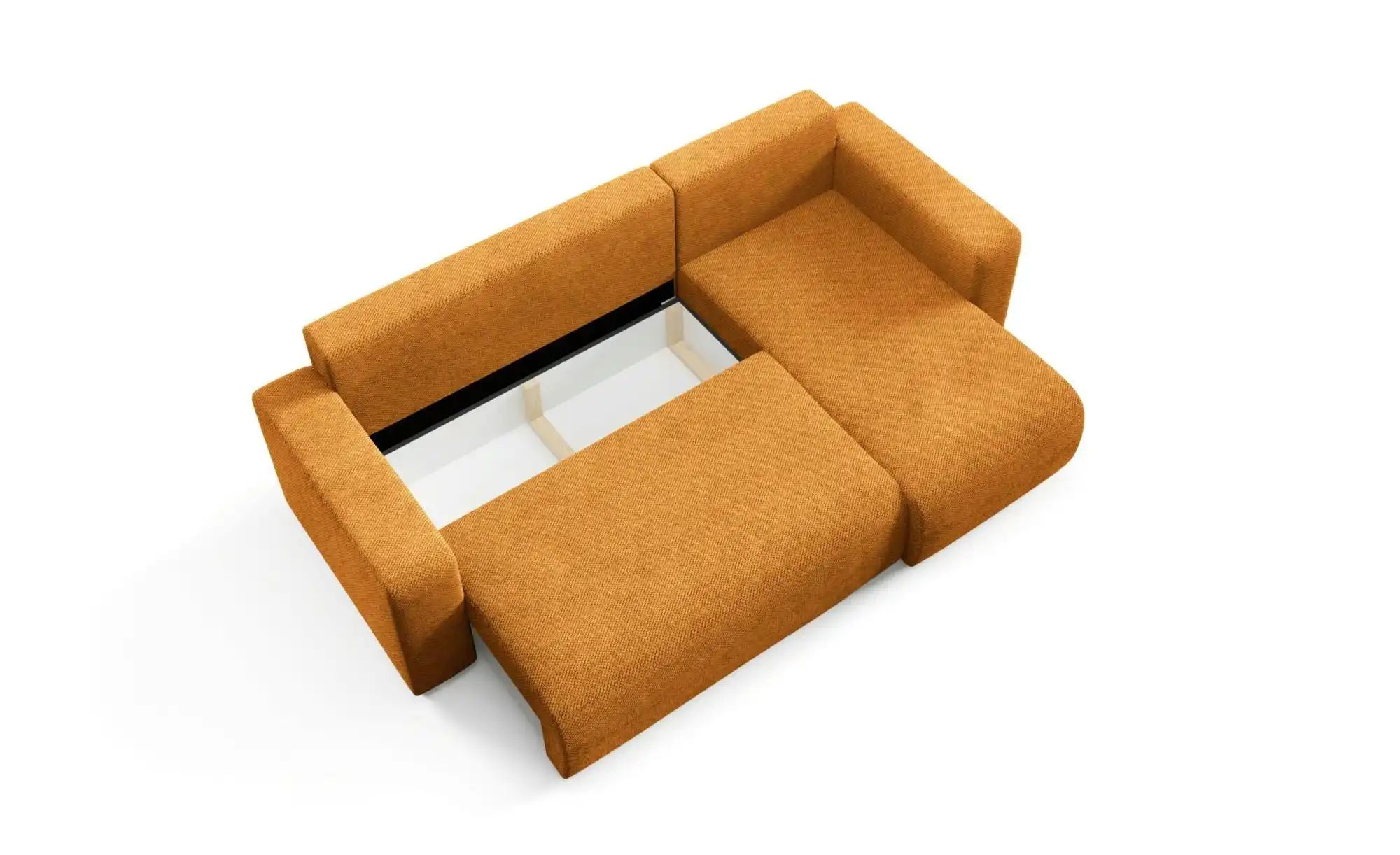 Thumbnail - Ecksofa mit Schlaffunktion Evora ¦ gelb ¦ Maße (cm): B: 247 H: 88 Polstermöbel > Sofas > Ecksofas - Höffner