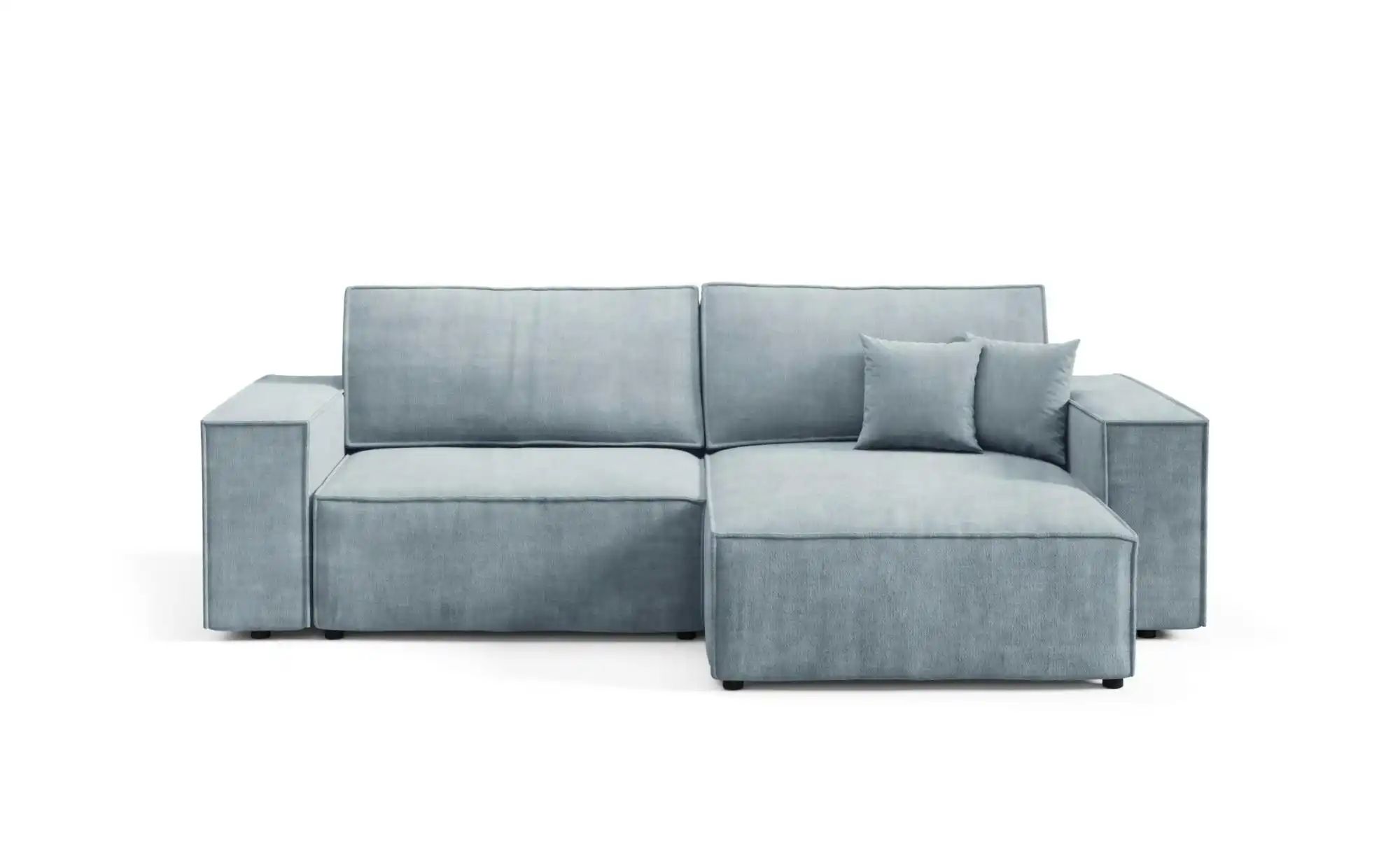 Ecksofa mit Schlaffunktion Mille ¦ grau ¦ Maße (cm): B: 257 H: 88 Polstermö günstig online kaufen