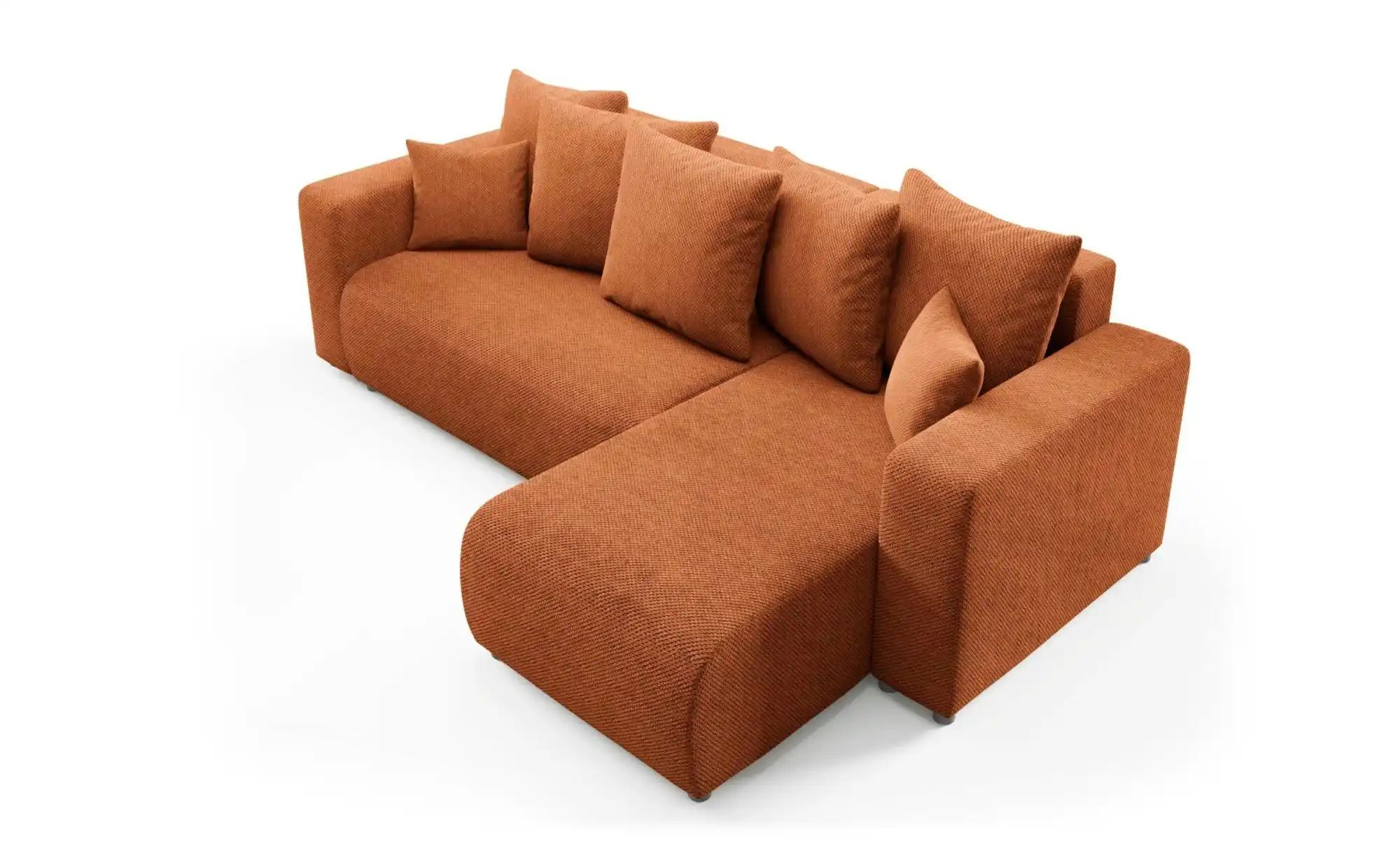 Thumbnail - Ecksofa mit Schlaffunktion Evora ¦ kupfer ¦ Maße (cm): B: 247 H: 88 Polstermöbel > Sofas > Ecksofas - Höffner
