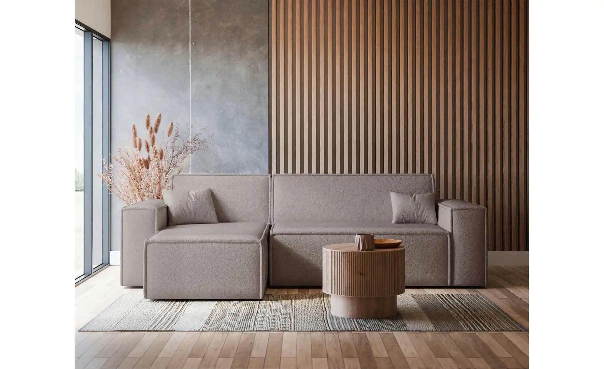 Ecksofa mit Schlaffunktion Scarlo  ¦ braun ¦ Maße (cm): B: 244 H: 83 Polste günstig online kaufen