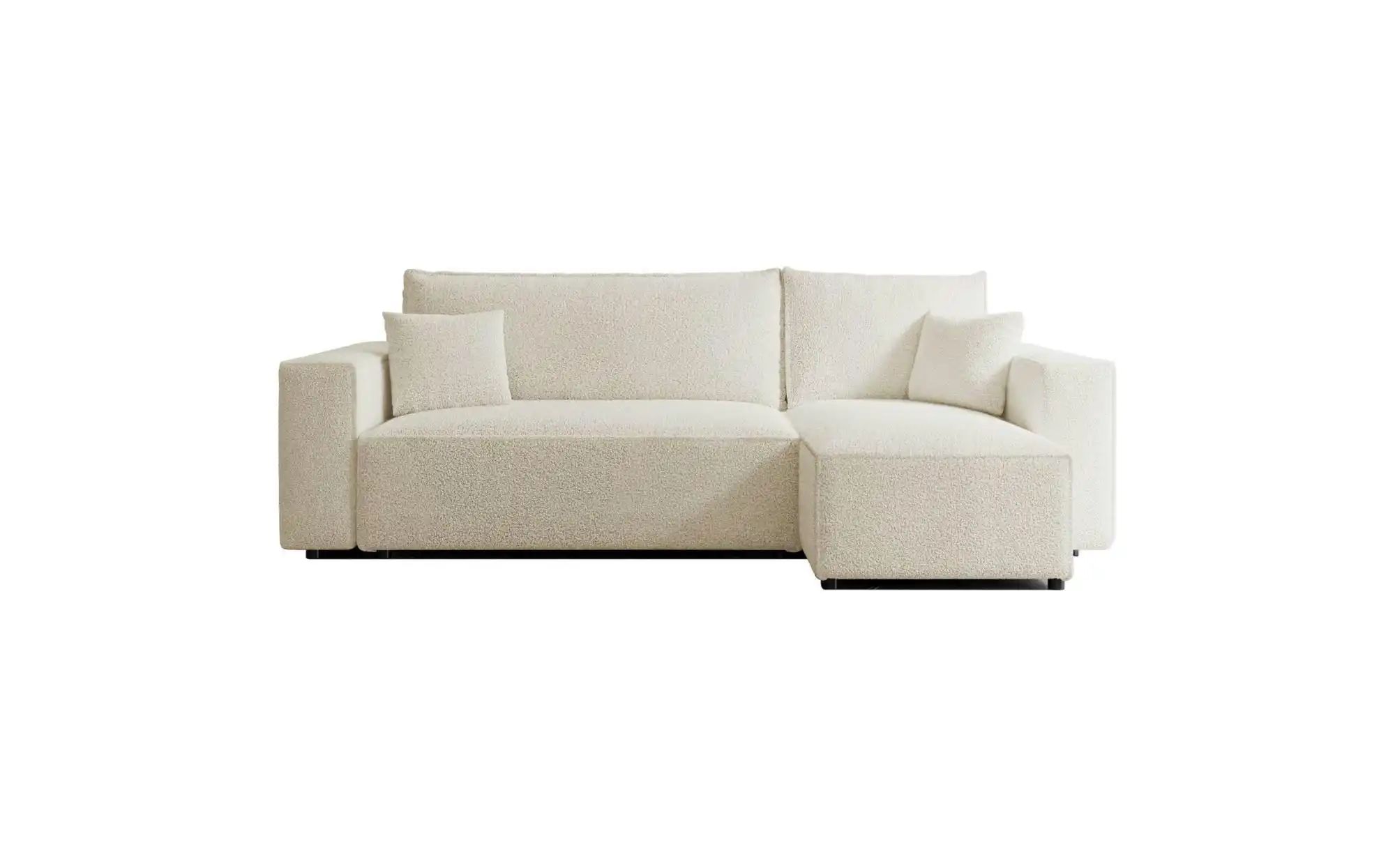 Ecksofa mit Schlaffunktion Scarlo  ¦ creme ¦ Maße (cm): B: 244 H: 83 Polste günstig online kaufen