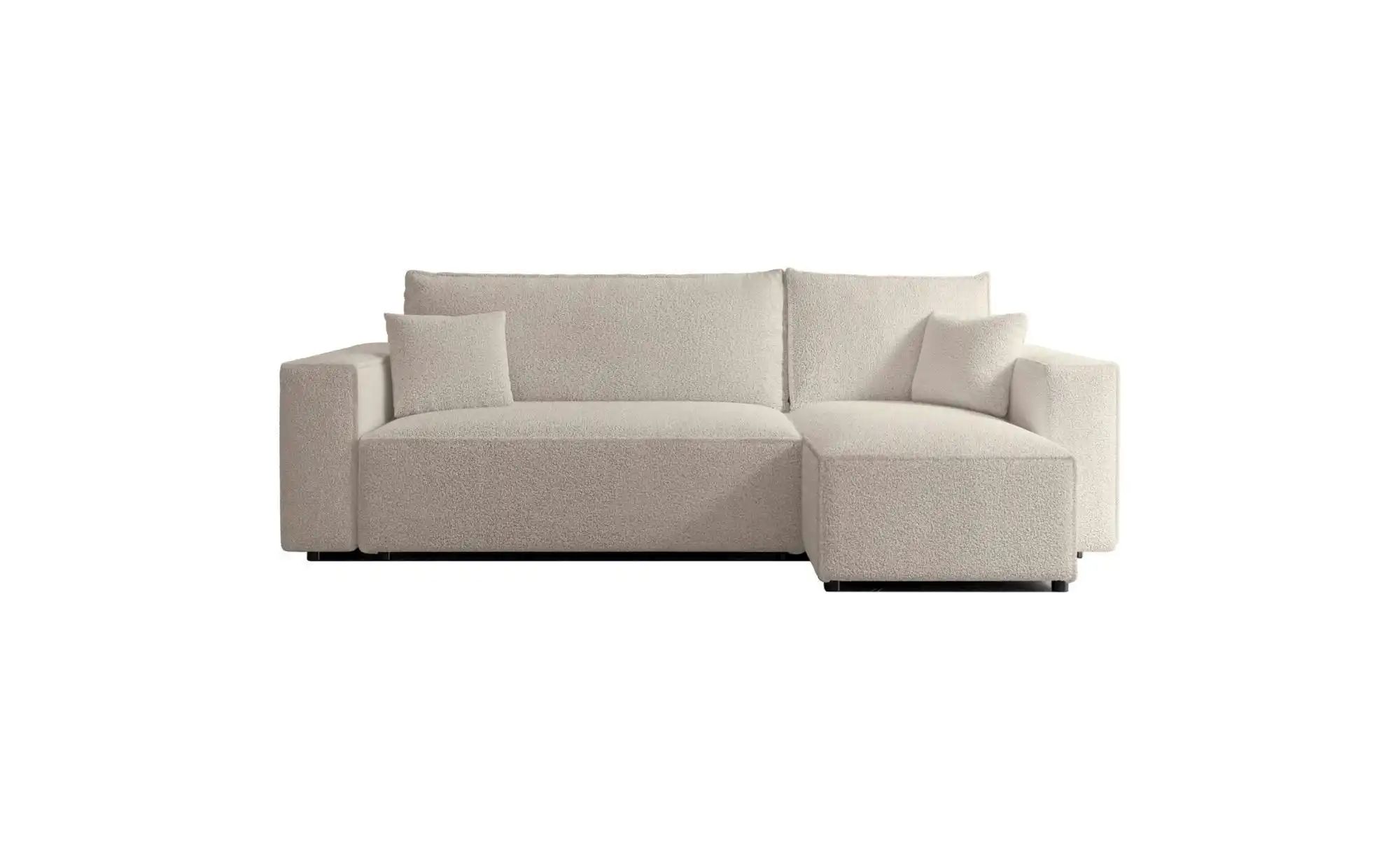 Ecksofa mit Schlaffunktion Scarlo  ¦ beige ¦ Maße (cm): B: 244 H: 83 Polste günstig online kaufen