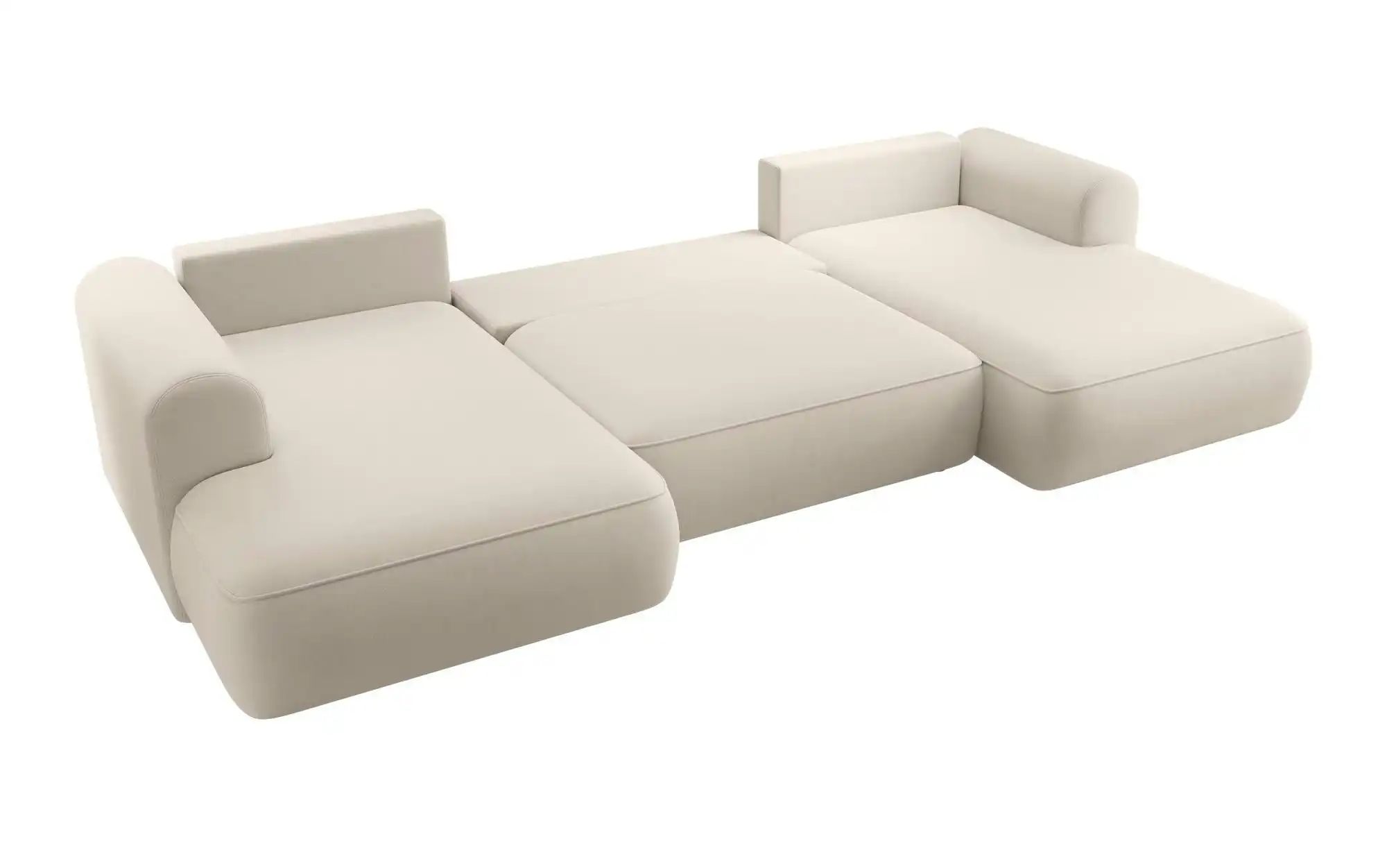 Thumbnail - Selsey Wohnlandschaft mit Schlaffunktion Ovo ¦ beige ¦ Maße (cm): B: 375 H: 95 Polstermöbel > Sofas > Schlafsofas - Höff...