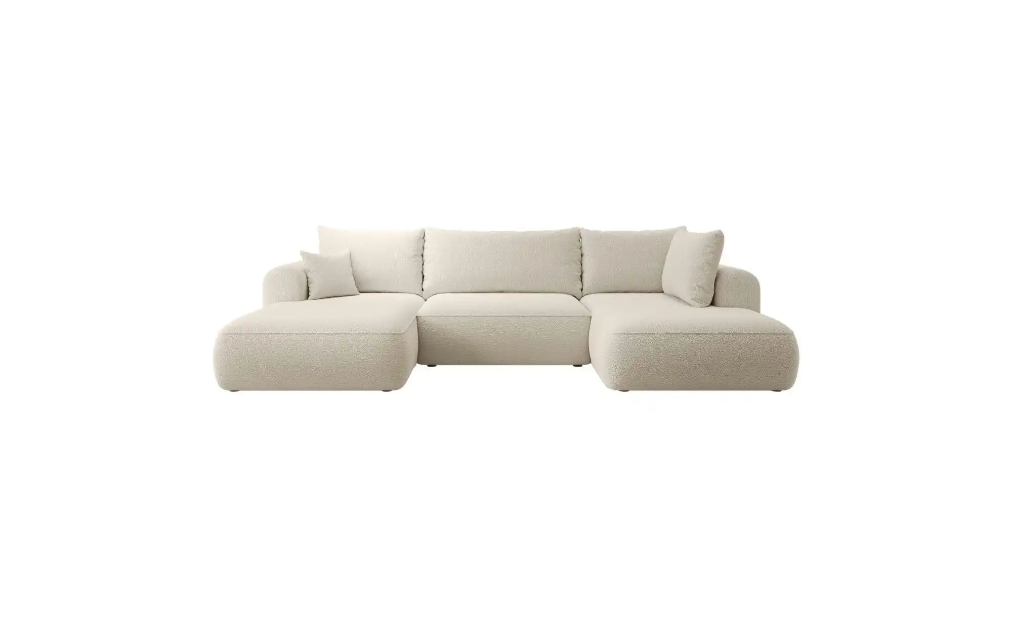 Wohnlandschaft mit Schlaffunktion Ovo ¦ beige ¦ Maße (cm): B: 375 H: 95 Pol günstig online kaufen