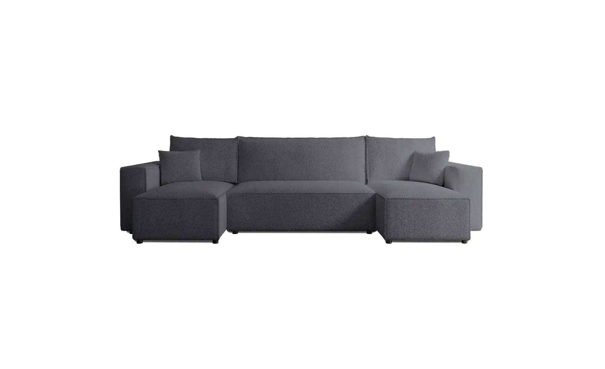 Wohnlandschaft mit Schlaffunktion Scarlo ¦ grau ¦ Maße (cm): B: 312 H: 83 P günstig online kaufen