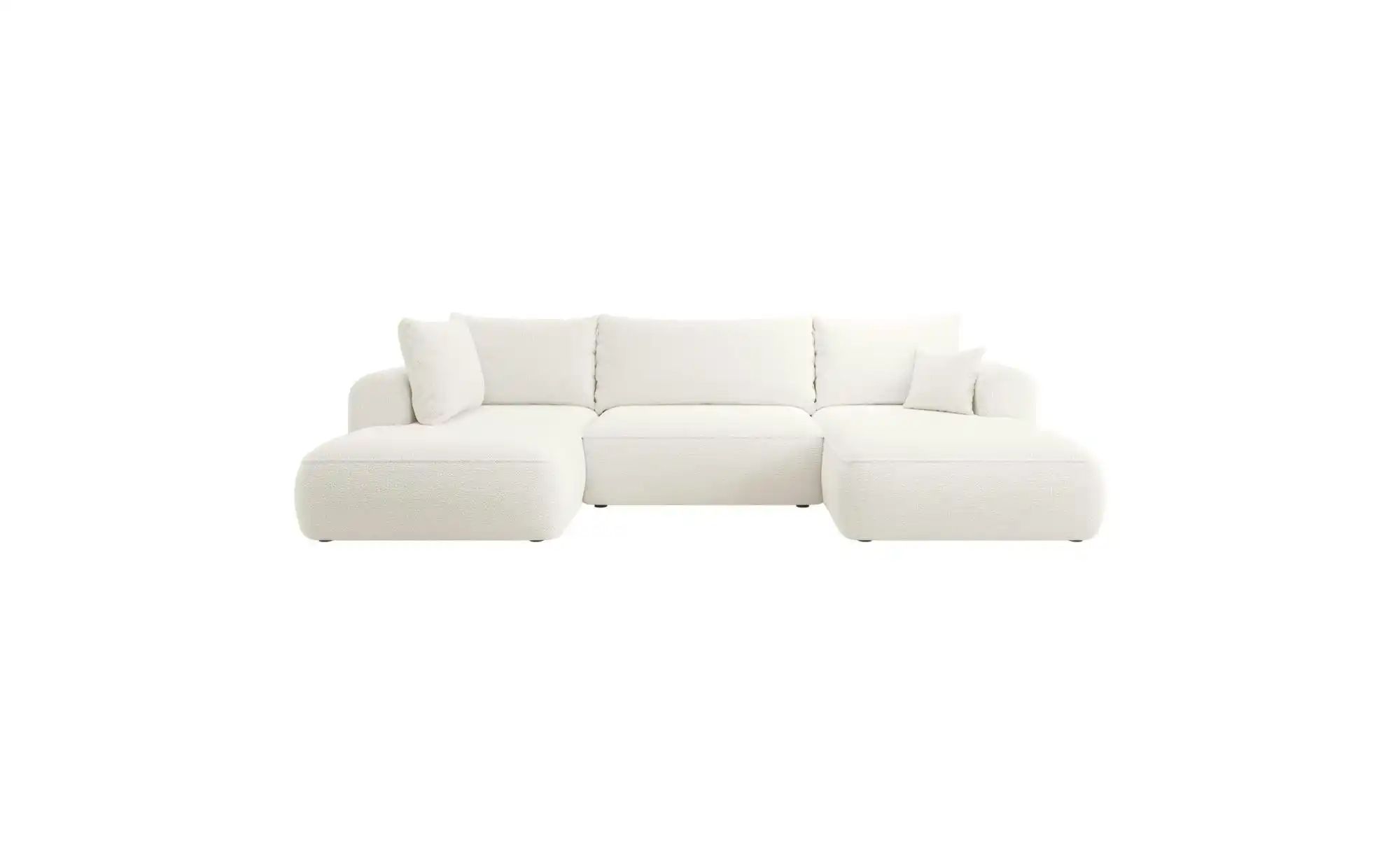 Wohnlandschaft mit Schlaffunktion Ovo ¦ creme ¦ Maße (cm): B: 375 H: 95 Pol günstig online kaufen