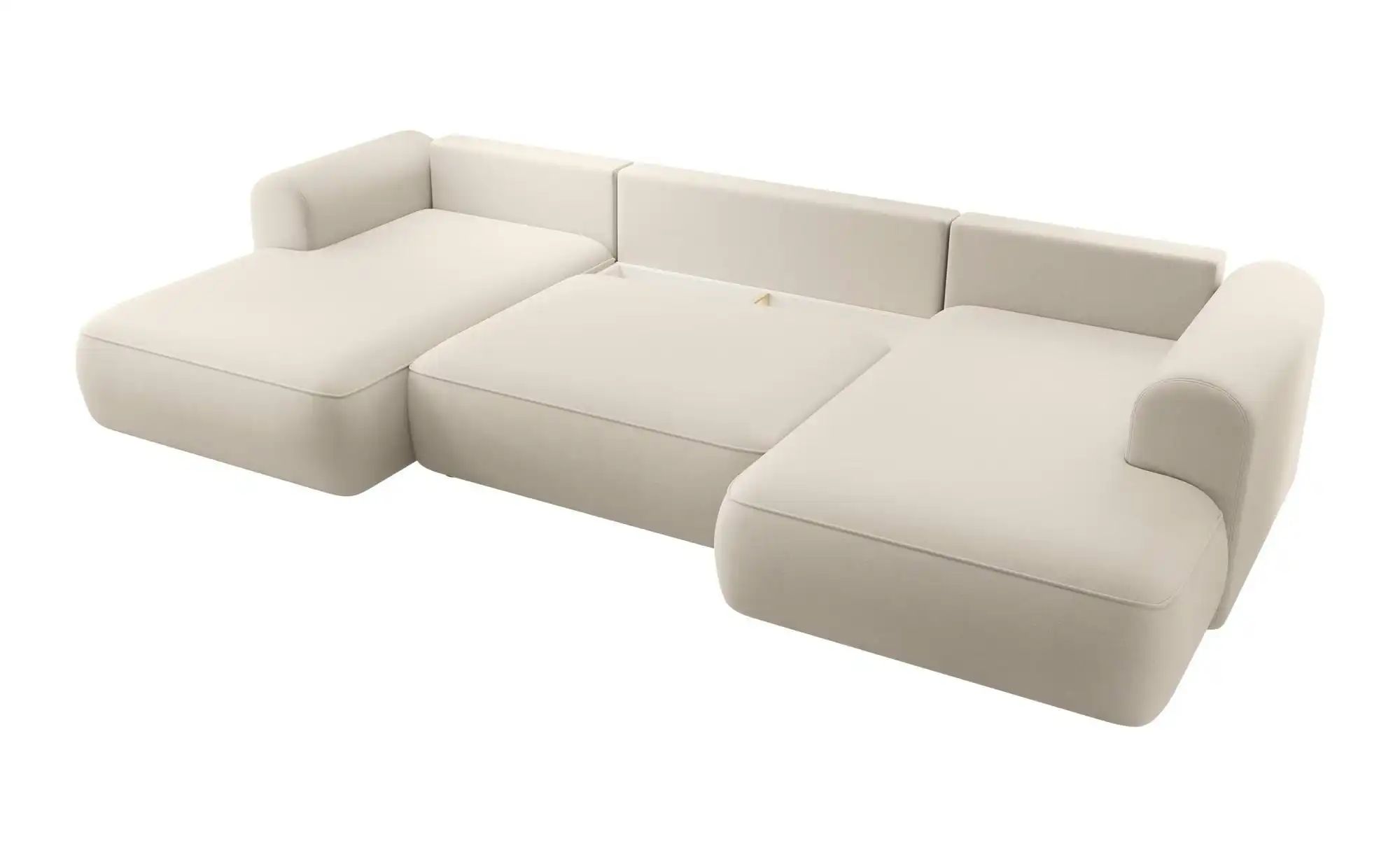 Thumbnail - Selsey Wohnlandschaft mit Schlaffunktion Ovo ¦ beige ¦ Maße (cm): B: 375 H: 95 Polstermöbel > Sofas > Schlafsofas - Höff...