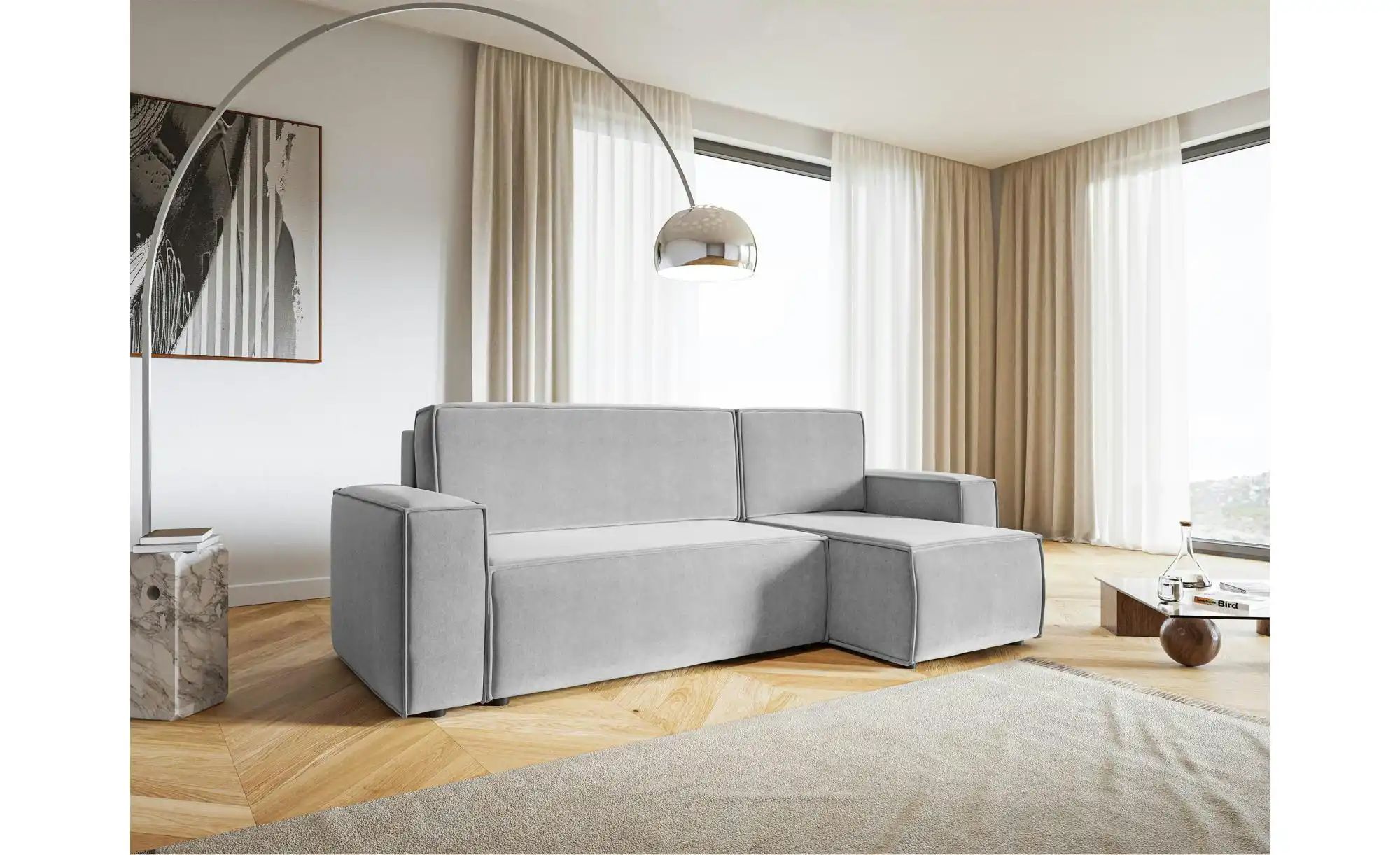 Thumbnail - Selsey Ecksofa mit Schlaffunktion Copertino ¦ grau ¦ Maße (cm): B: 259 H: 84 Polstermöbel > Sofas > Ecksofas - Höffner